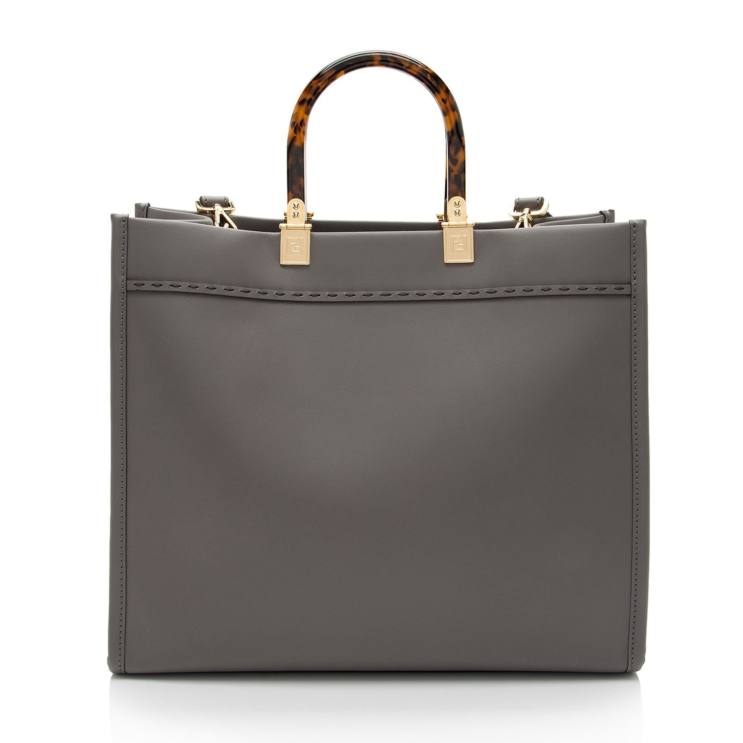 Fendi Sunshine Shopper Tote Shf 55Mloh Leather Medium Tote Bag