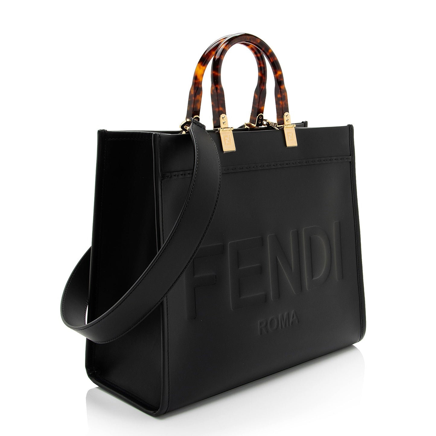 Fendi Sunshine Shopper Tote Shf Deyrpb Leather Medium Tote Bag