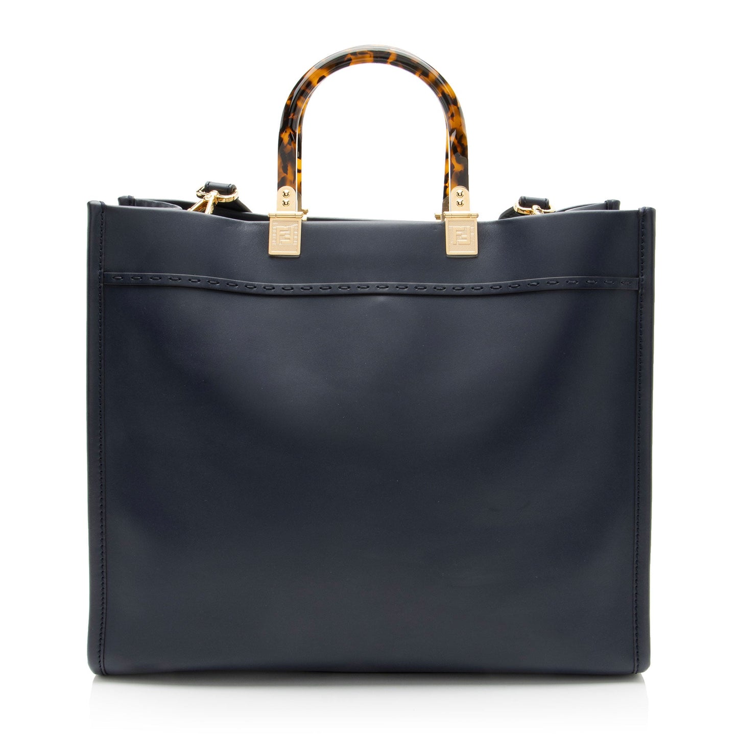 Fendi Sunshine Shopper Tote Leather Medium Tote Bag