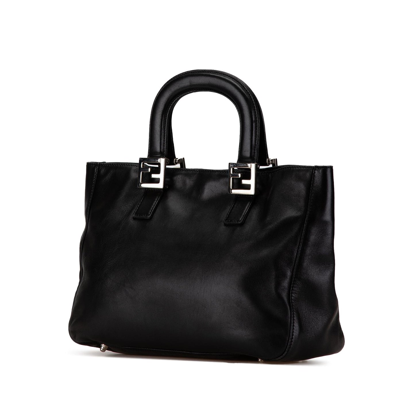 Fendi Twins Handbag Shg Cah655 Leather Satchel Bag
