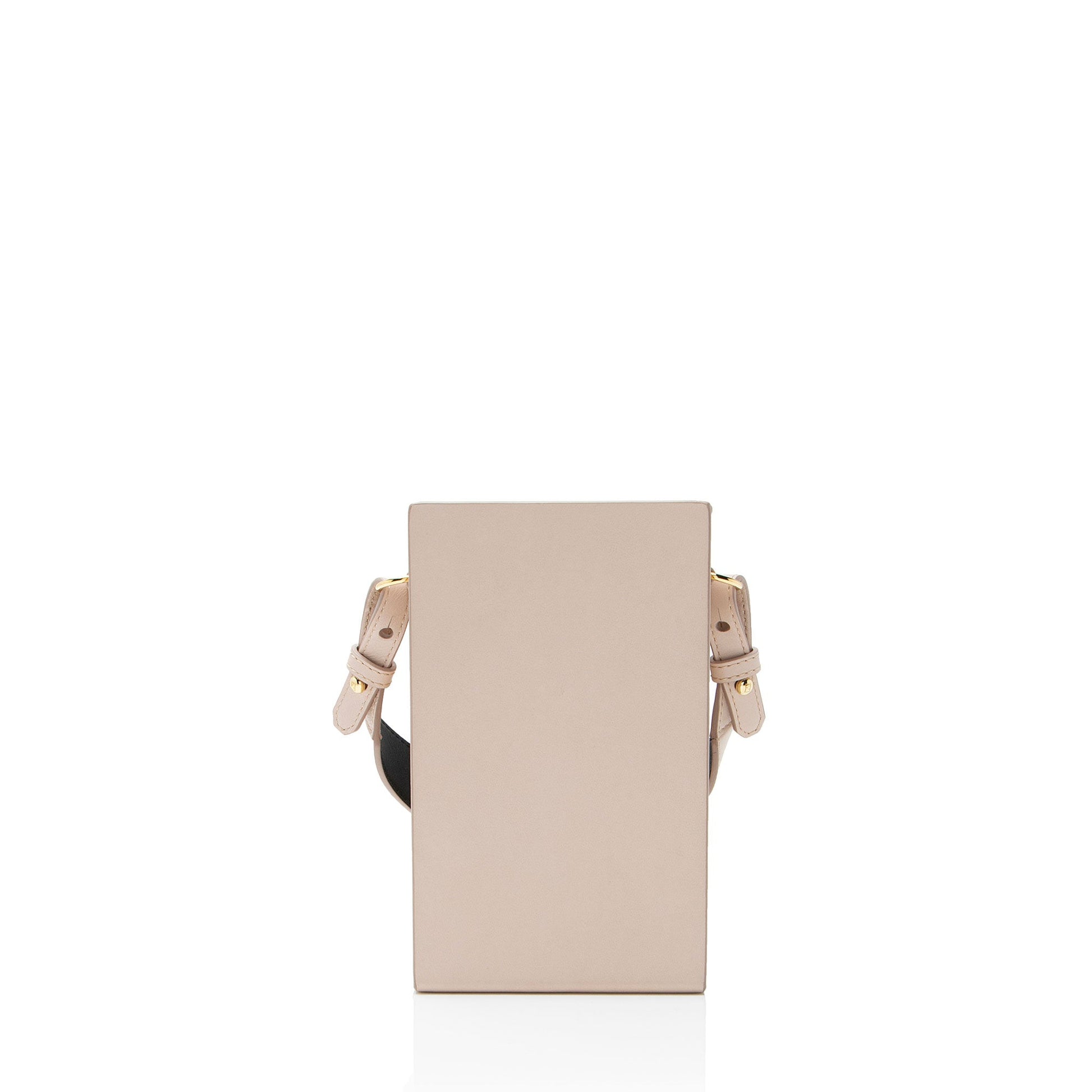 Fendi Vertical Box Shoulder Bag Leather