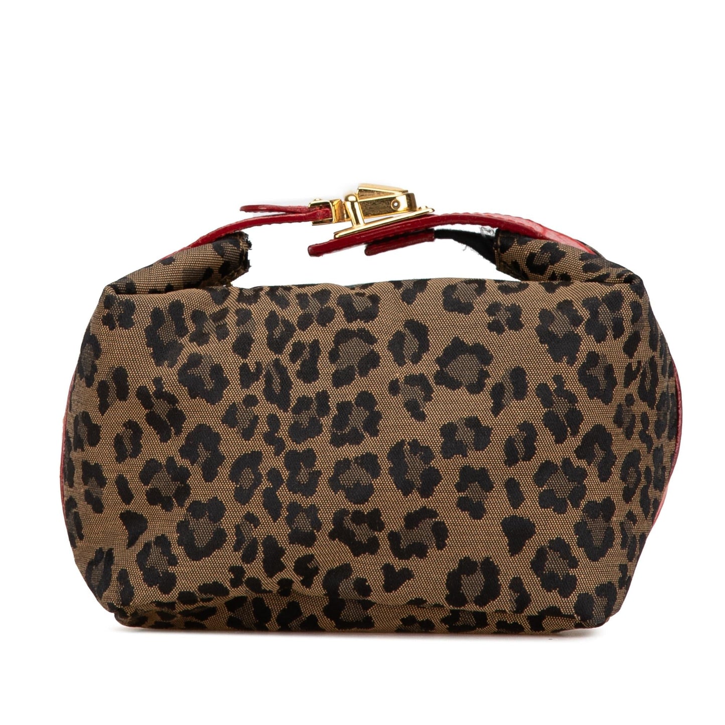 Fendi Leopard Print Handbag Shg K1Hjde Canvas Satchel Bag