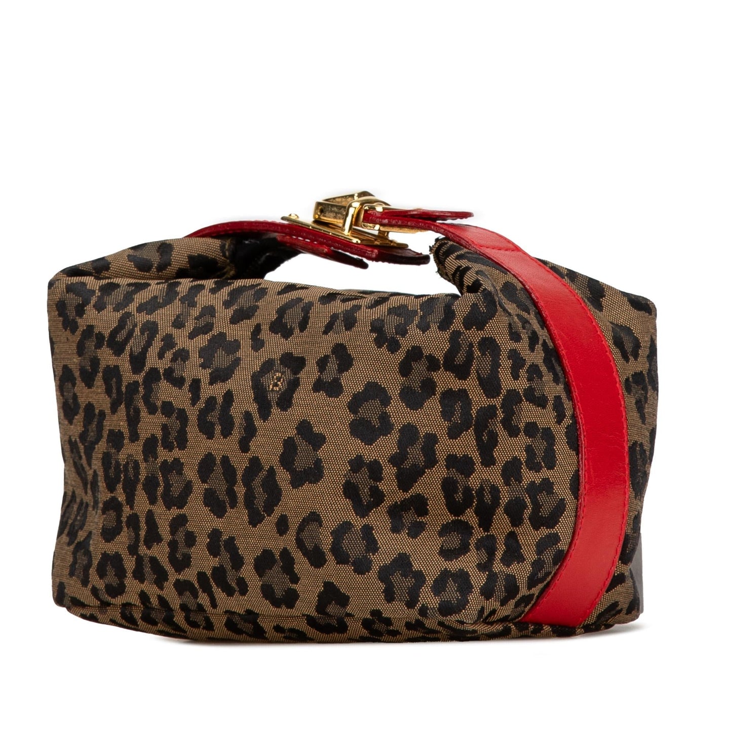 Fendi Leopard Print Handbag Shg K1Hjde Canvas Satchel Bag