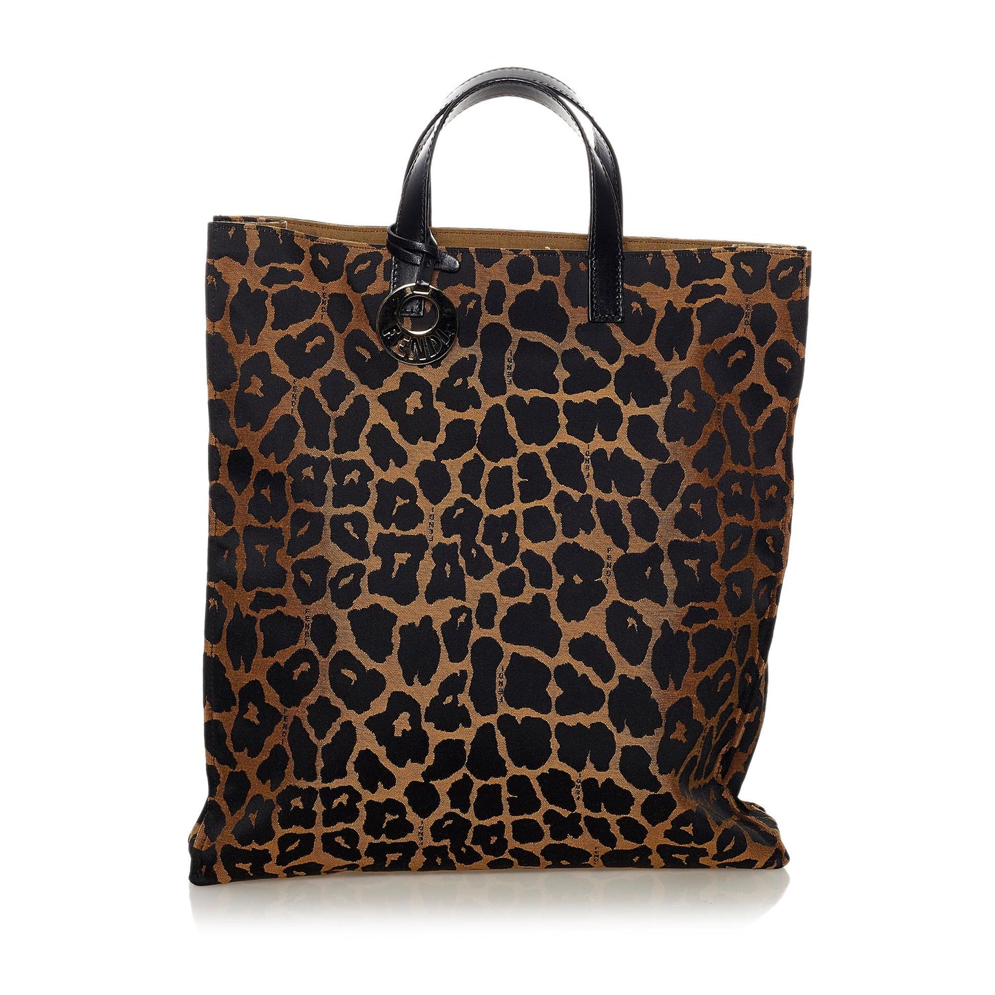 Fendi Leopard Print Tote Bag Shg Nylon