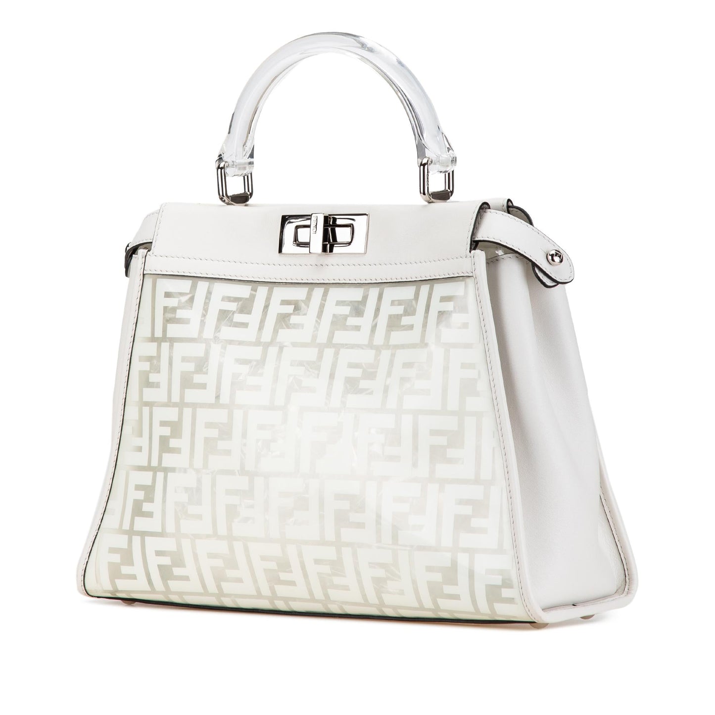 Fendi Limited Edition Pvc Peekaboo Satchel Shg 256Y9Y Medium Satchel Bag
