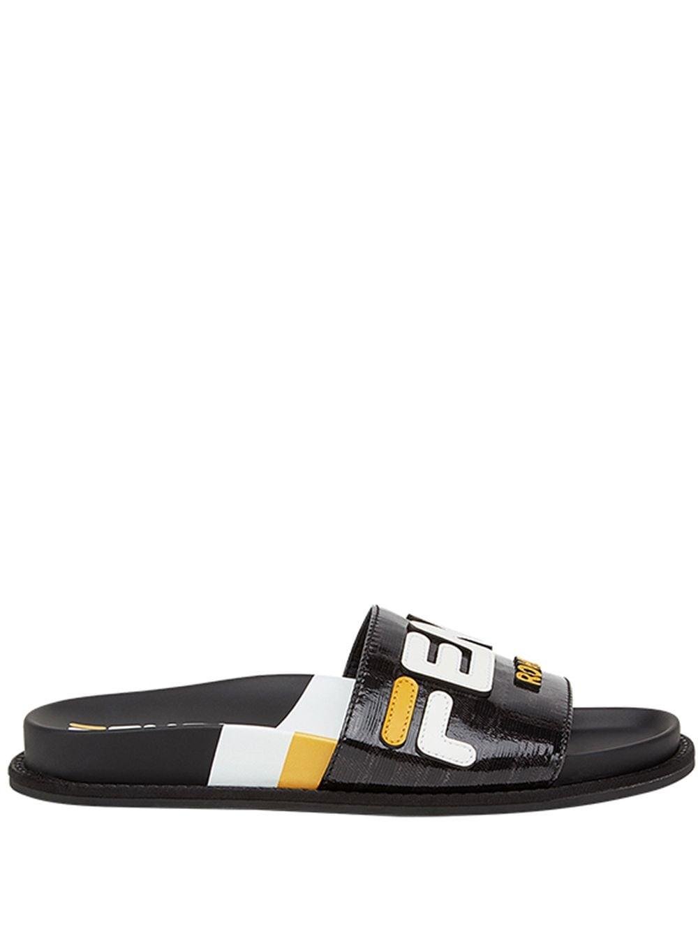 Fendi Mania Ff Sliders Handbag Shoes