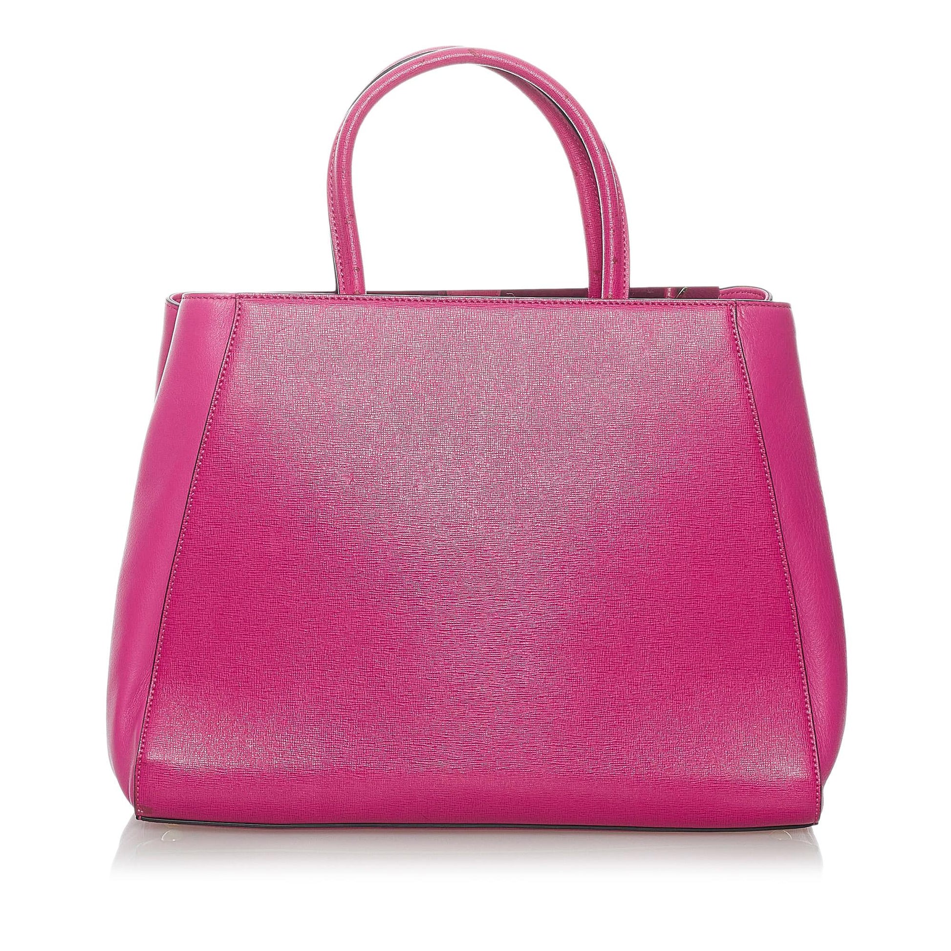 Fendi 2Jours Satchel Shg Leather Medium Satchel Bag