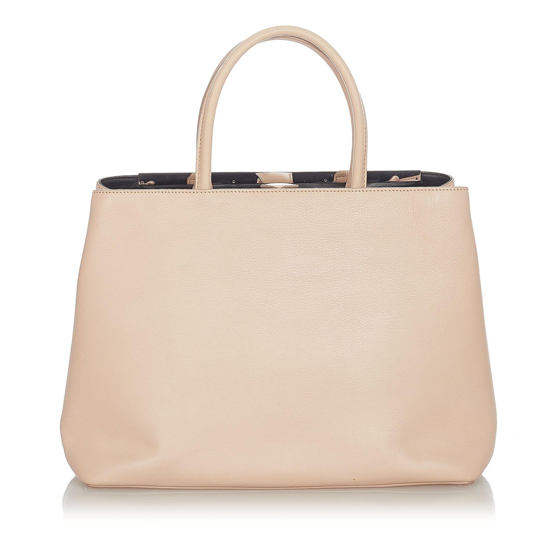 Fendi 2Jours Tote Bag Shg 6Qhrxm Leather Medium