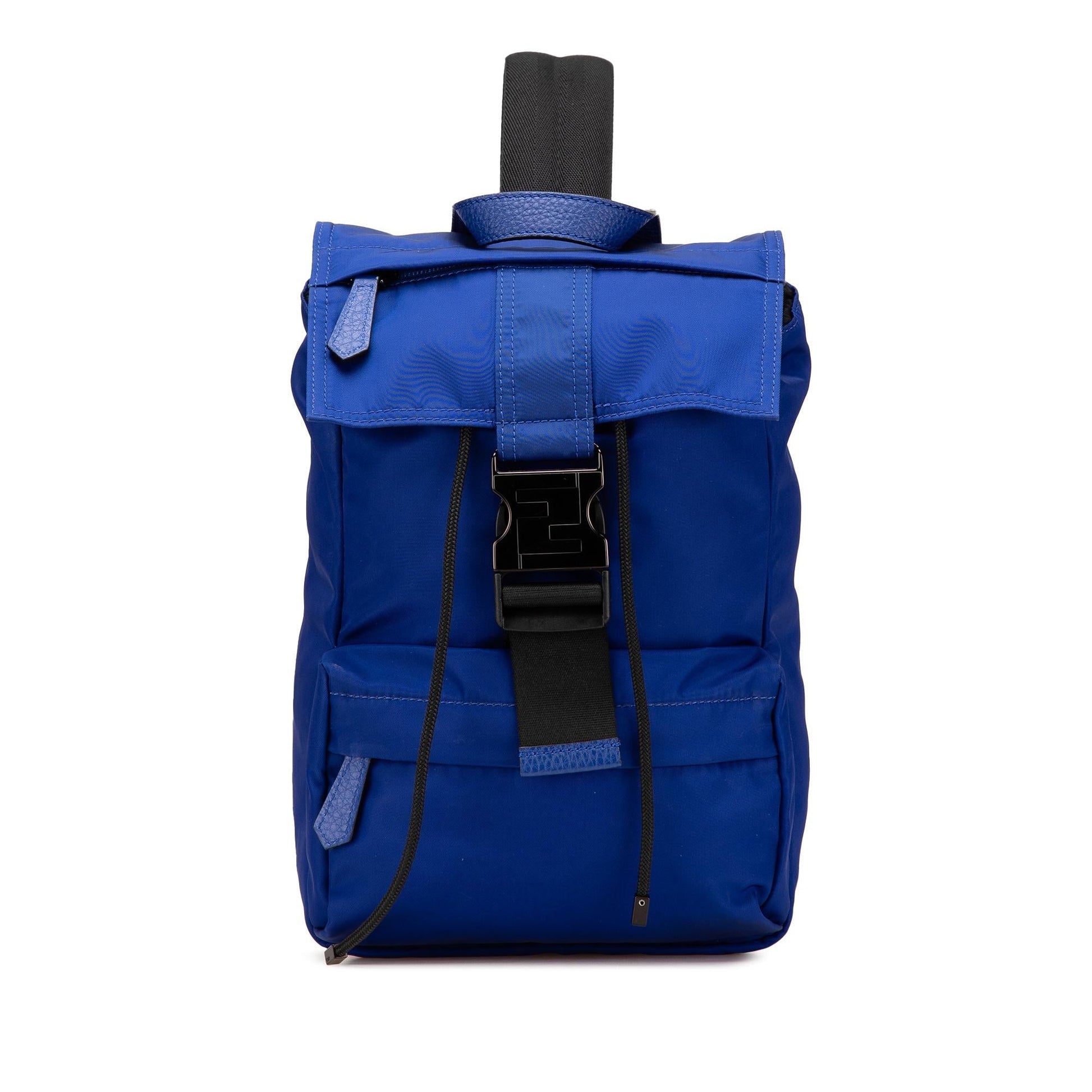 Fendi Econyl Santander Cuoio Roma ness Backpack Medium