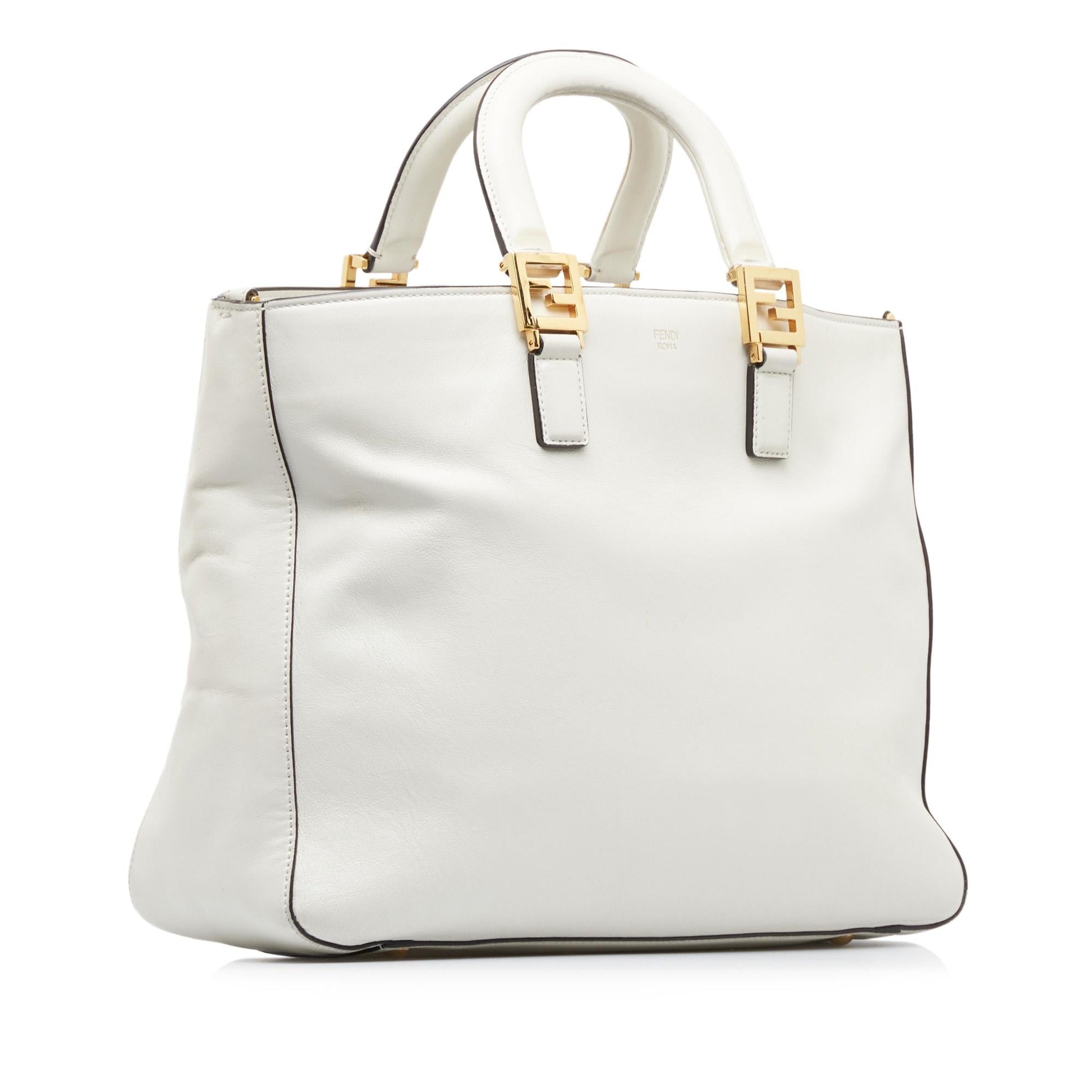 Fendi Glacier Ff Tote Shg Pbfmzo Medium Tote Bag