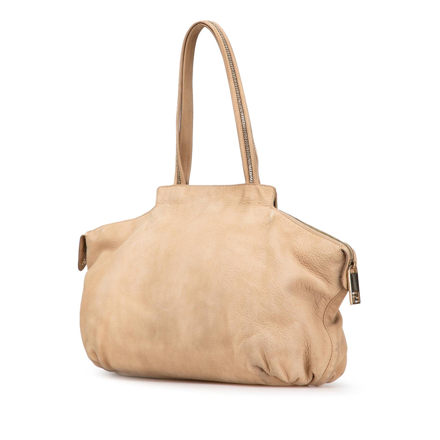 Fendi Chains Tote Leather Medium Tote Bag