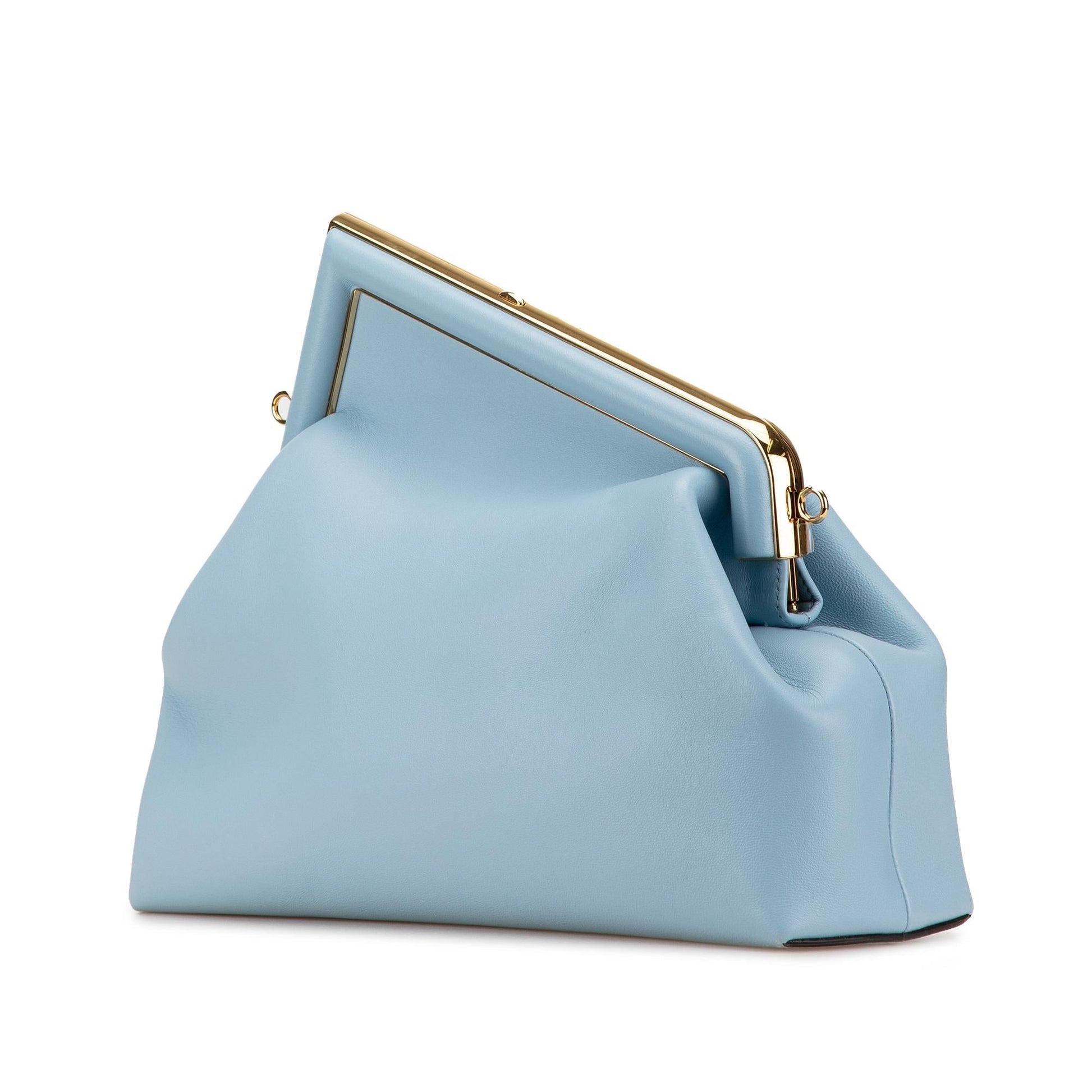 Fendi First Shoulder Bag Leather Medium Bag Shg L6Aosb