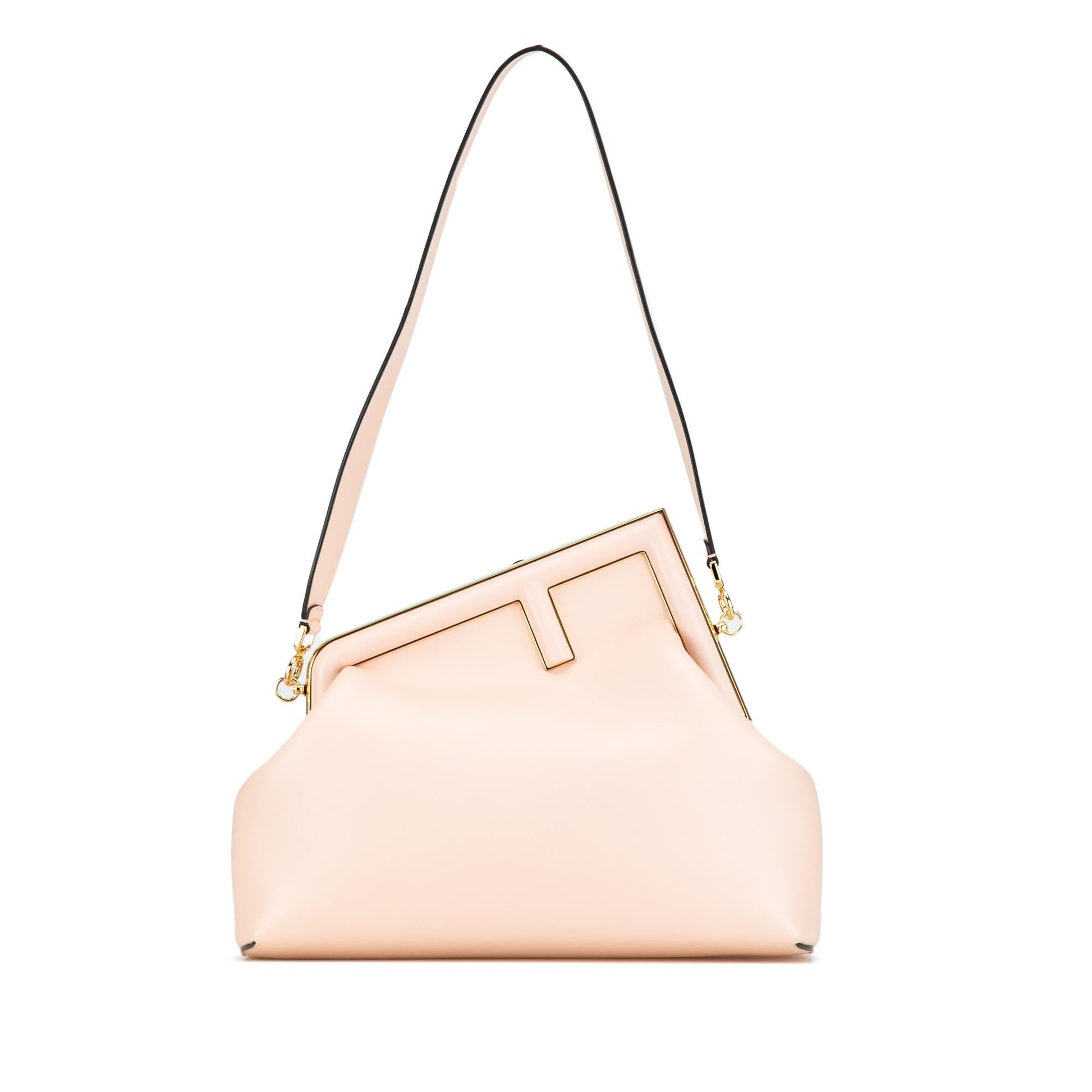 Fendi First Shoulder Bag Leather Medium