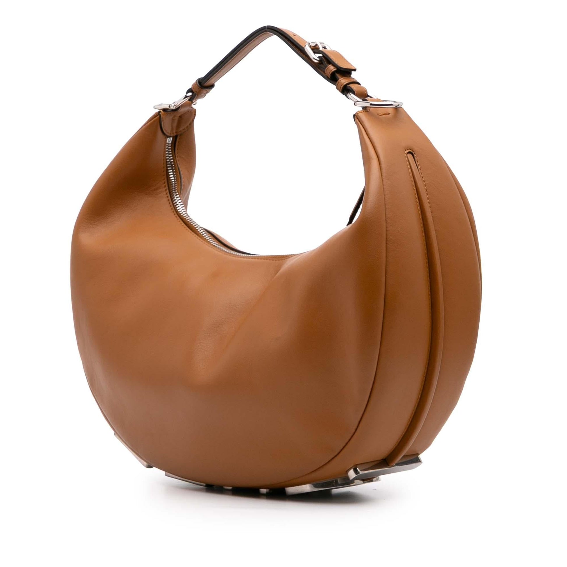 Fendi graphy Hobo Leather Medium Shoulder Bag Leather Fendigraphy Hobo