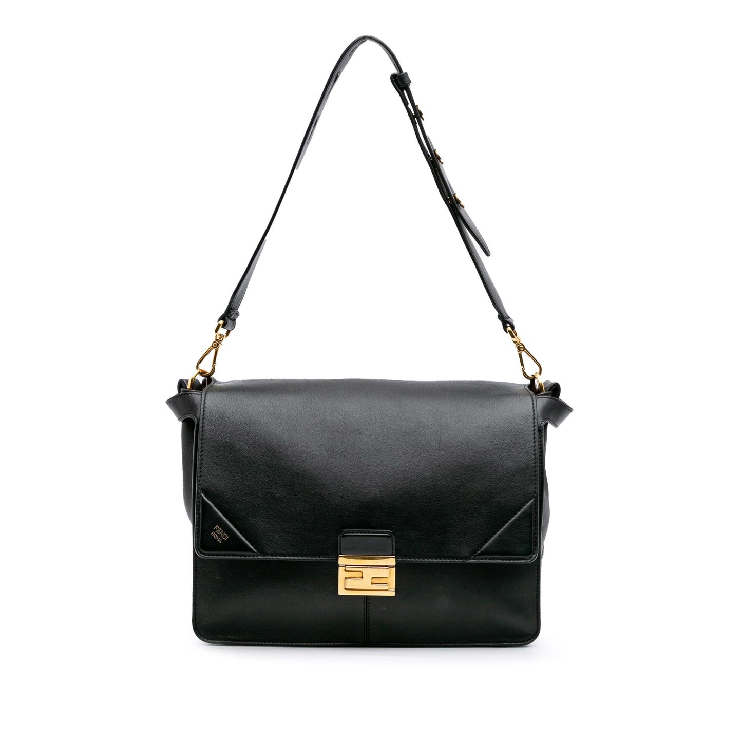 Fendi Kan Shoulder Bag Leather Medium U Shoulder Bag