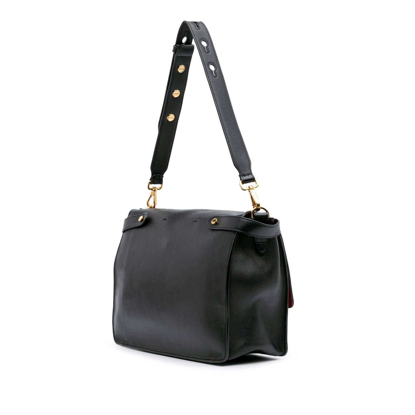 Fendi Kan Shoulder Bag Leather Medium U Shoulder Bag
