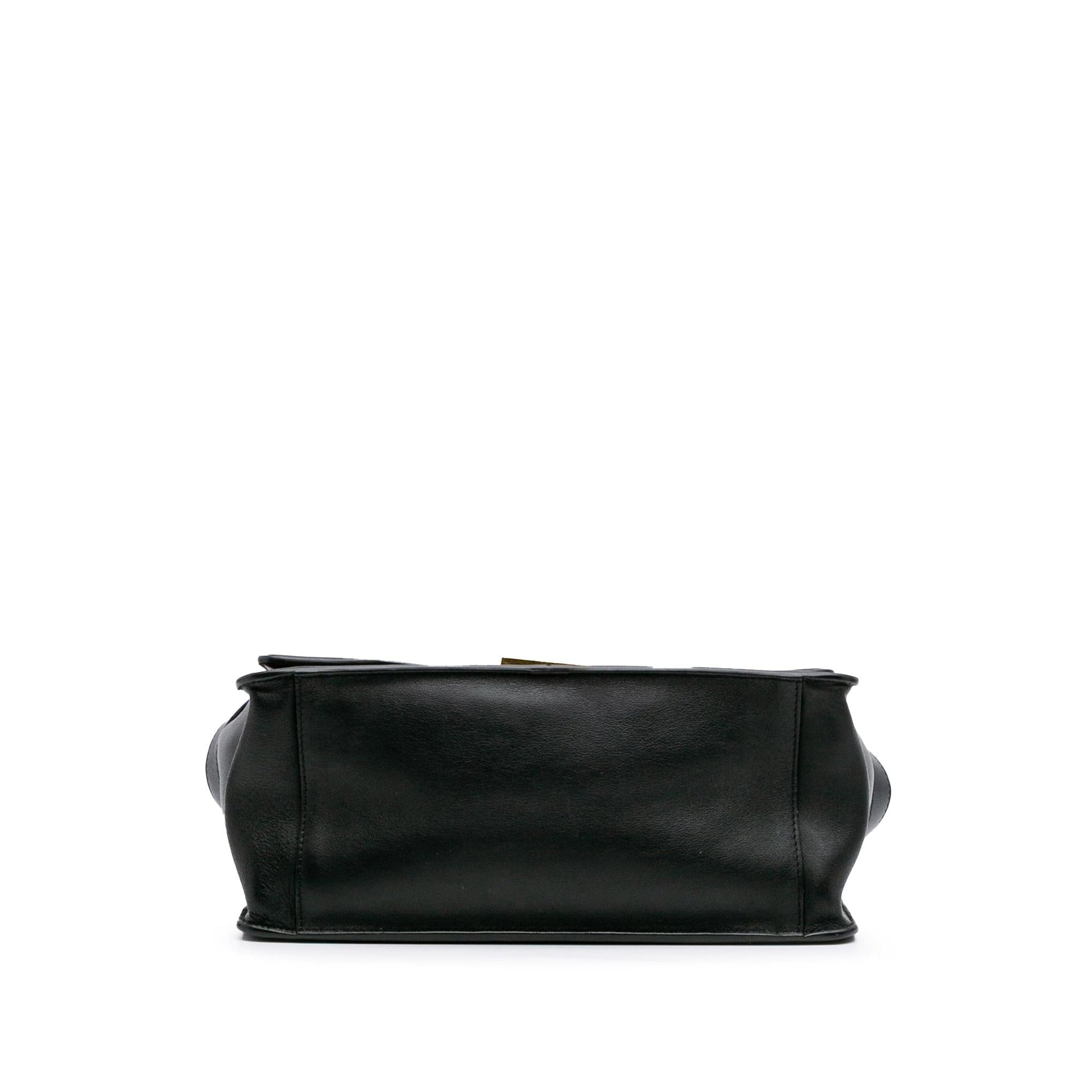 Fendi Kan Shoulder Bag Leather Medium