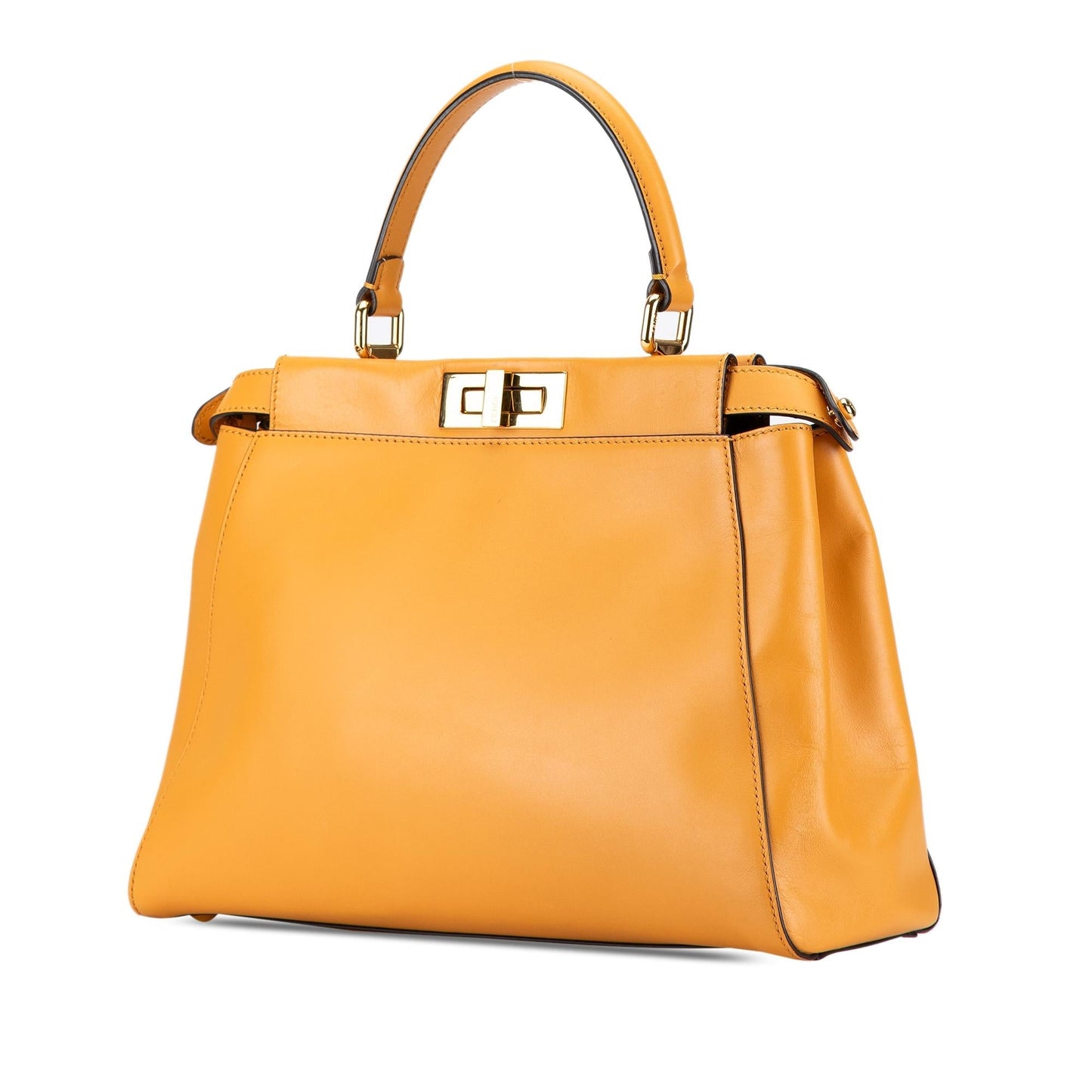 Fendi Peekaboo Satchel Leather Medium Satchel Bag Leather Peekaboo Satchel