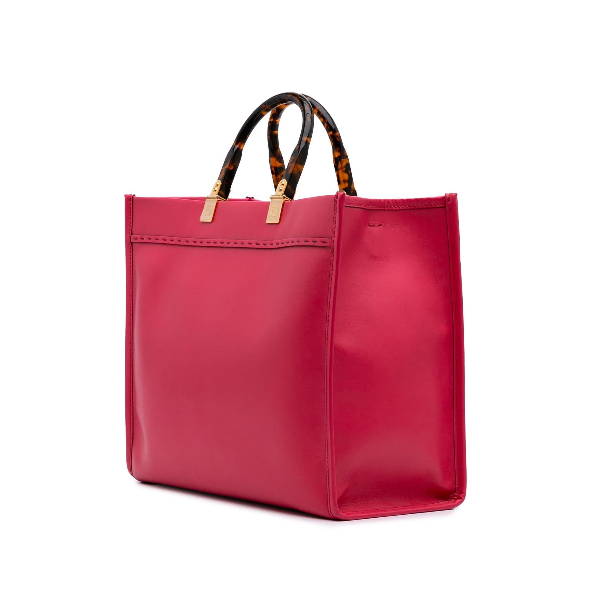 Fendi Sunshine Shopper Tote Leather Medium Tote Bag Sunshine Shopper Tote