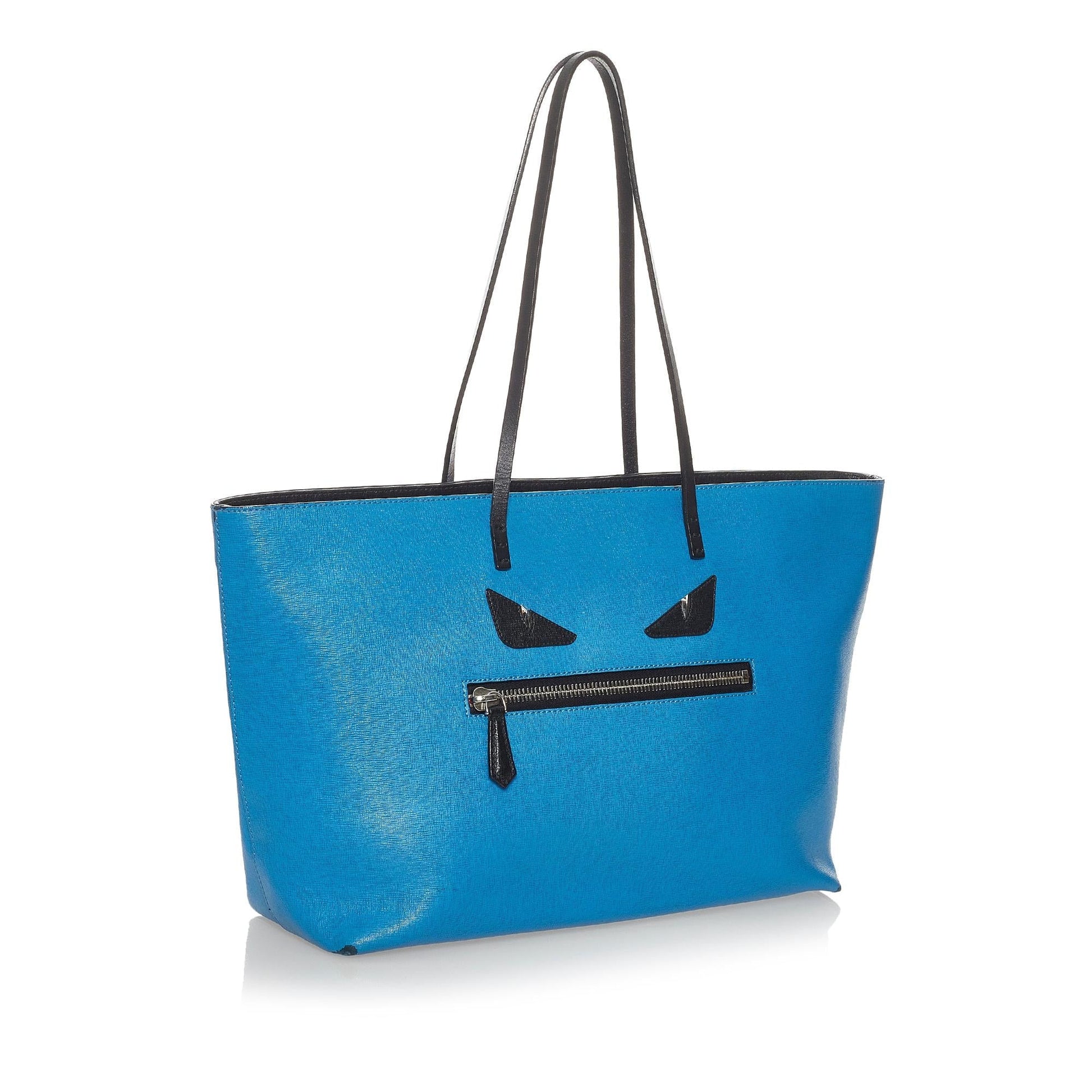Fendi Monster Roll Tote Bag Shg Leather Medium