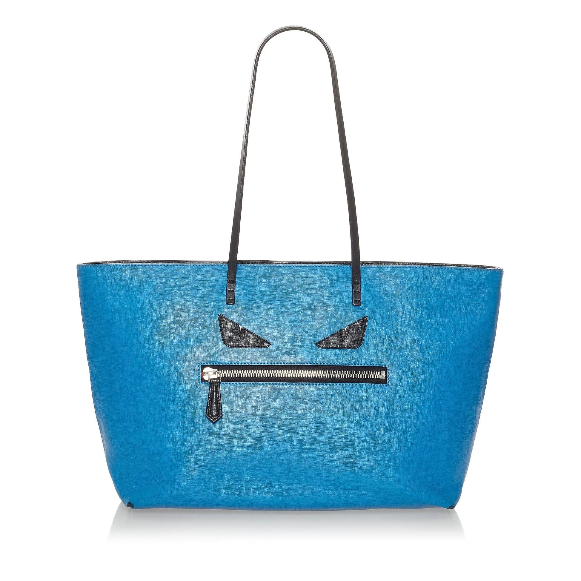 Fendi Monster Roll Tote Bag Shg Txialj Leather Medium