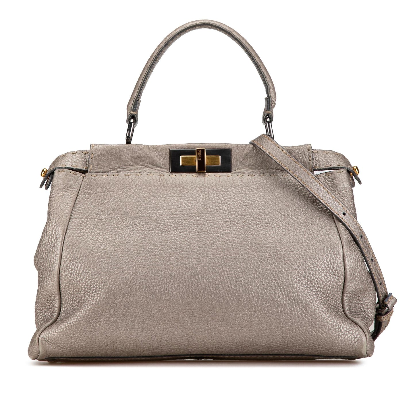 Fendi Selleria Peekaboo Satchel Bag Medium
