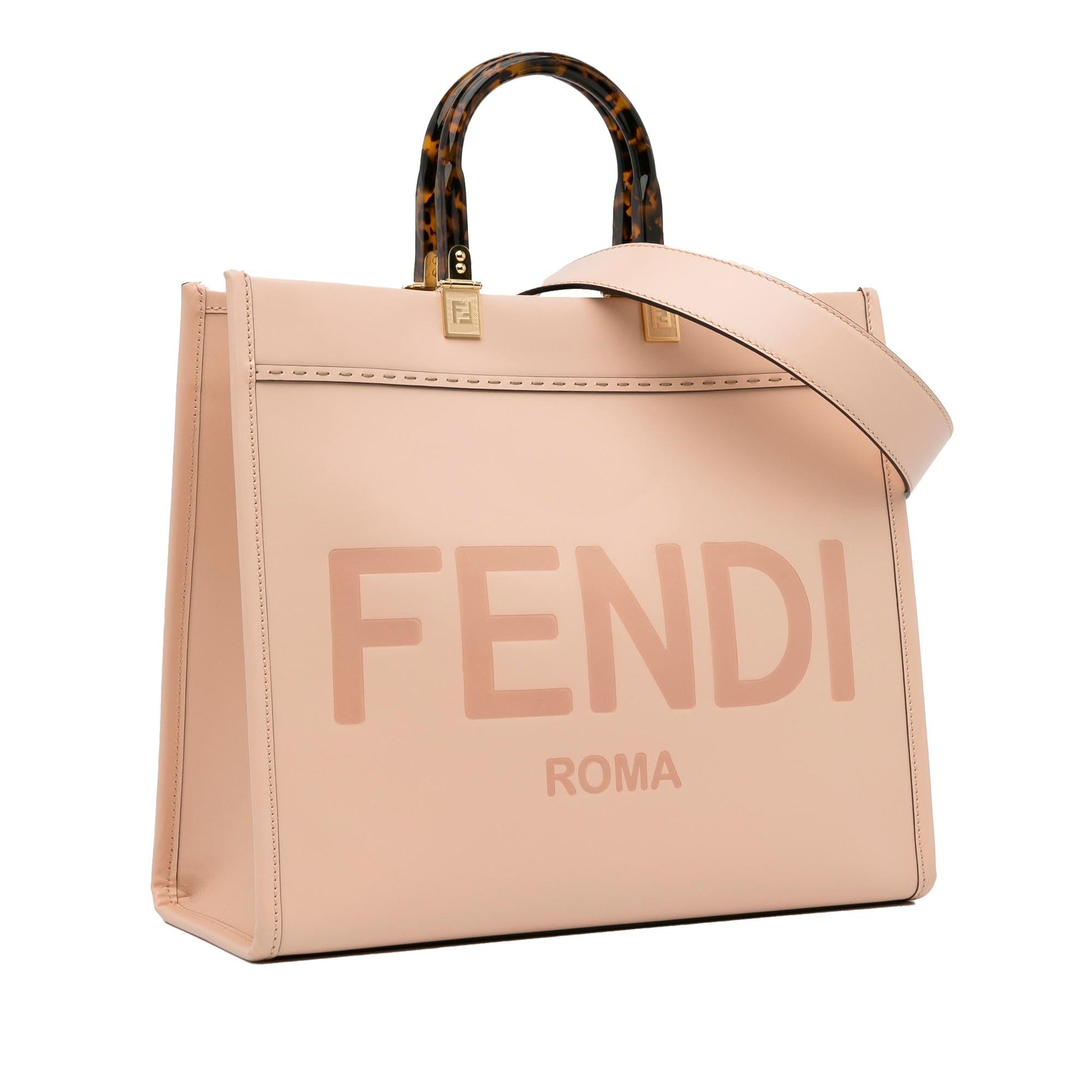 Fendi Sunshine Shopper Tote Shg N1Osmb Medium Tote Bag