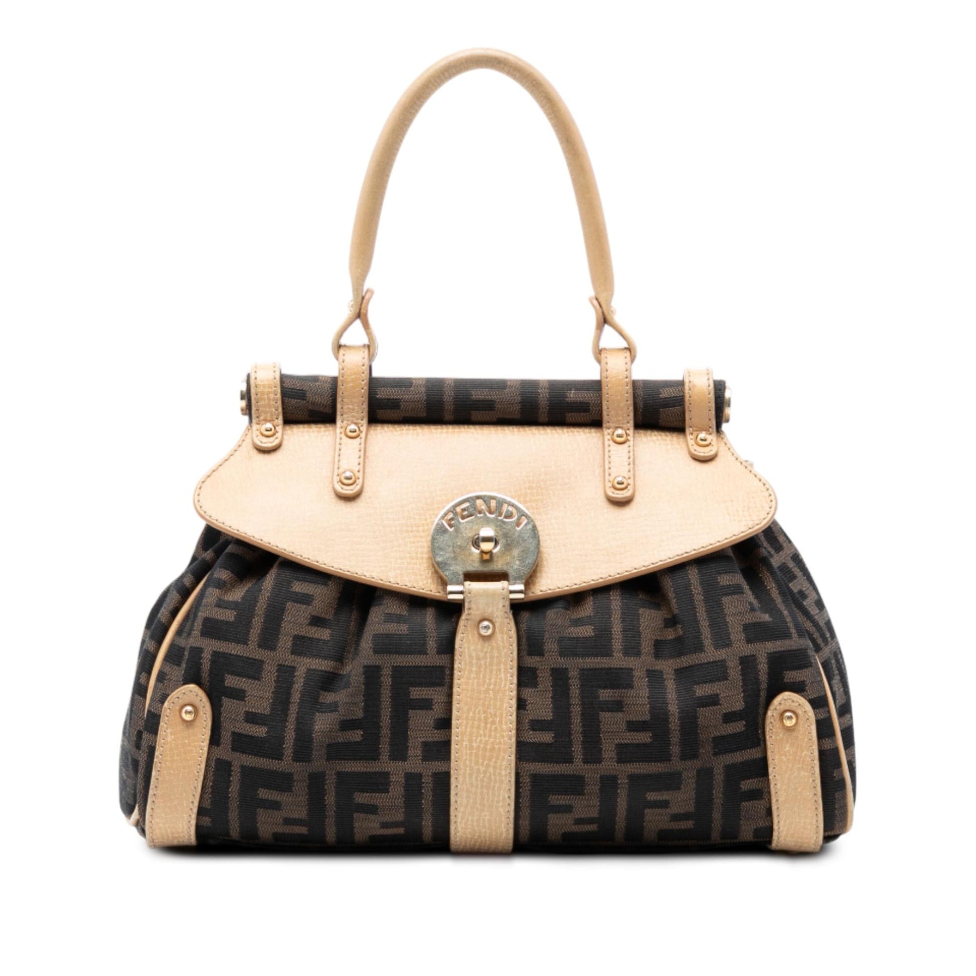 Fendi Zucca Magic Tote Canvas Medium Tote Bag