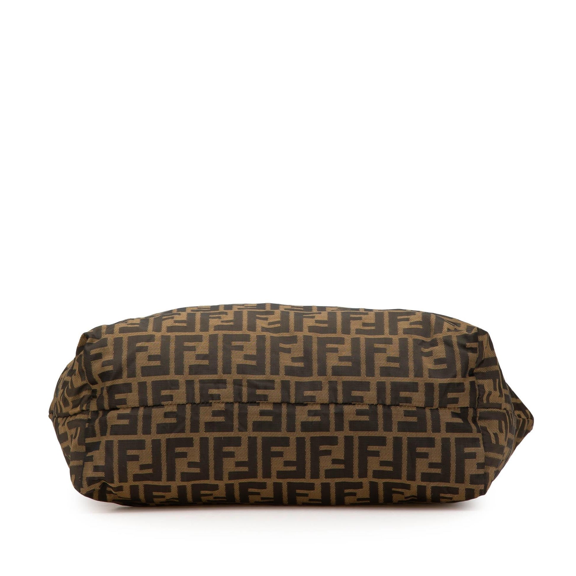 Fendi Zucca Roll Tote Canvas Medium Tote Bag Canvas Roll Tote