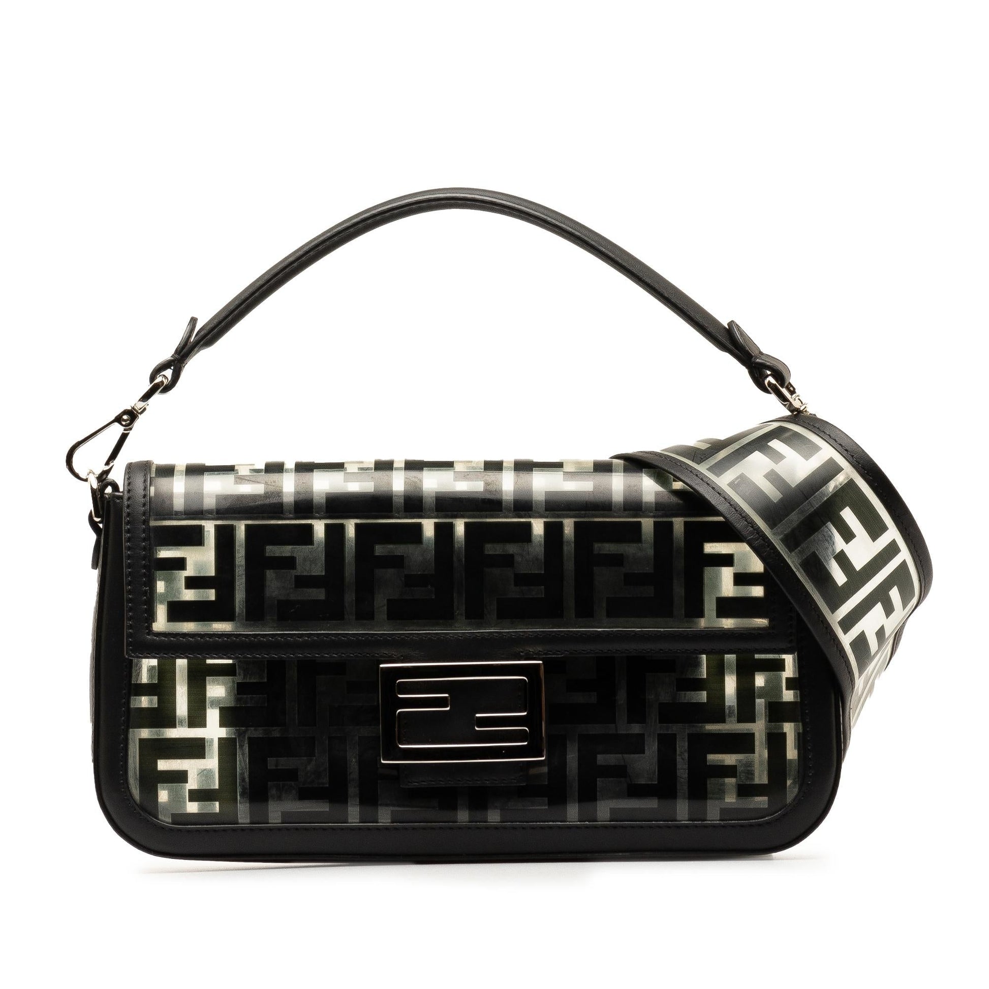Fendi Zucca Pvc Baguette Satchel Medium Satchel Bag Satchel Shg Uclaeg