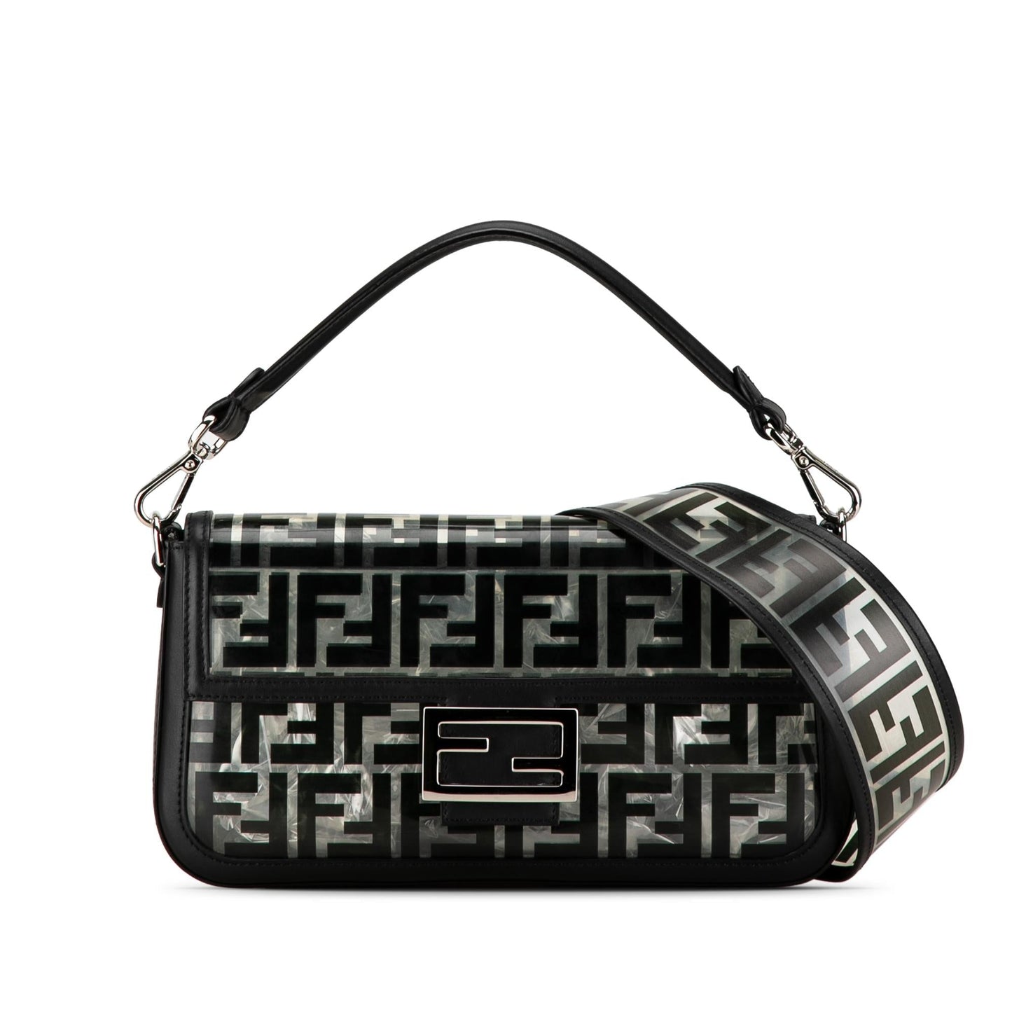 Fendi Zucca Pvc Baguette Satchel Medium Satchel Bag
