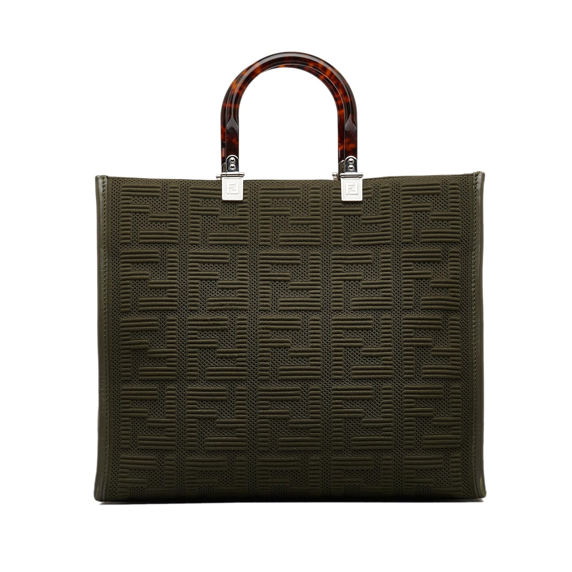 Fendi Zucca Sunshine Shopper Tote Medium Tote Bag