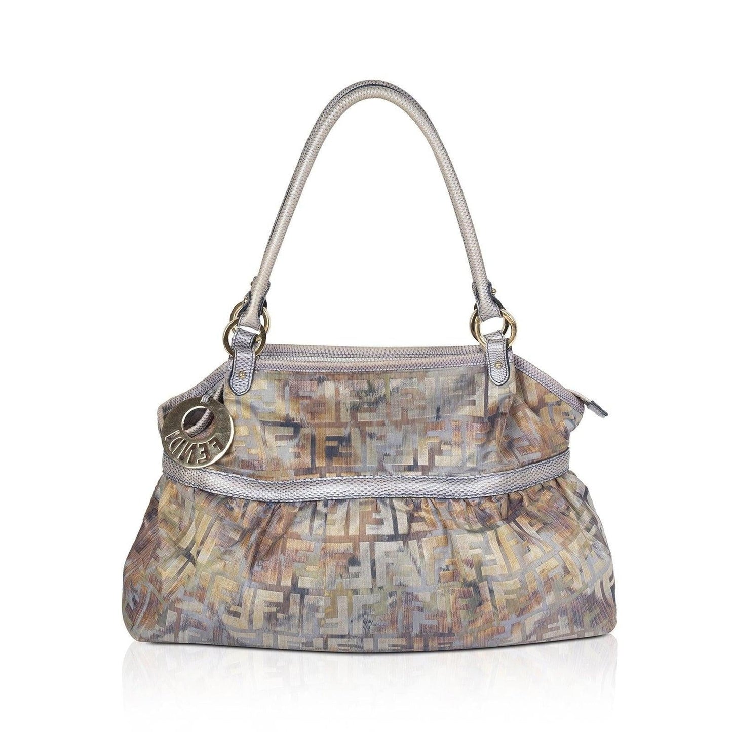 Fendi Metallic Zucca Chef Tote Tote Bag