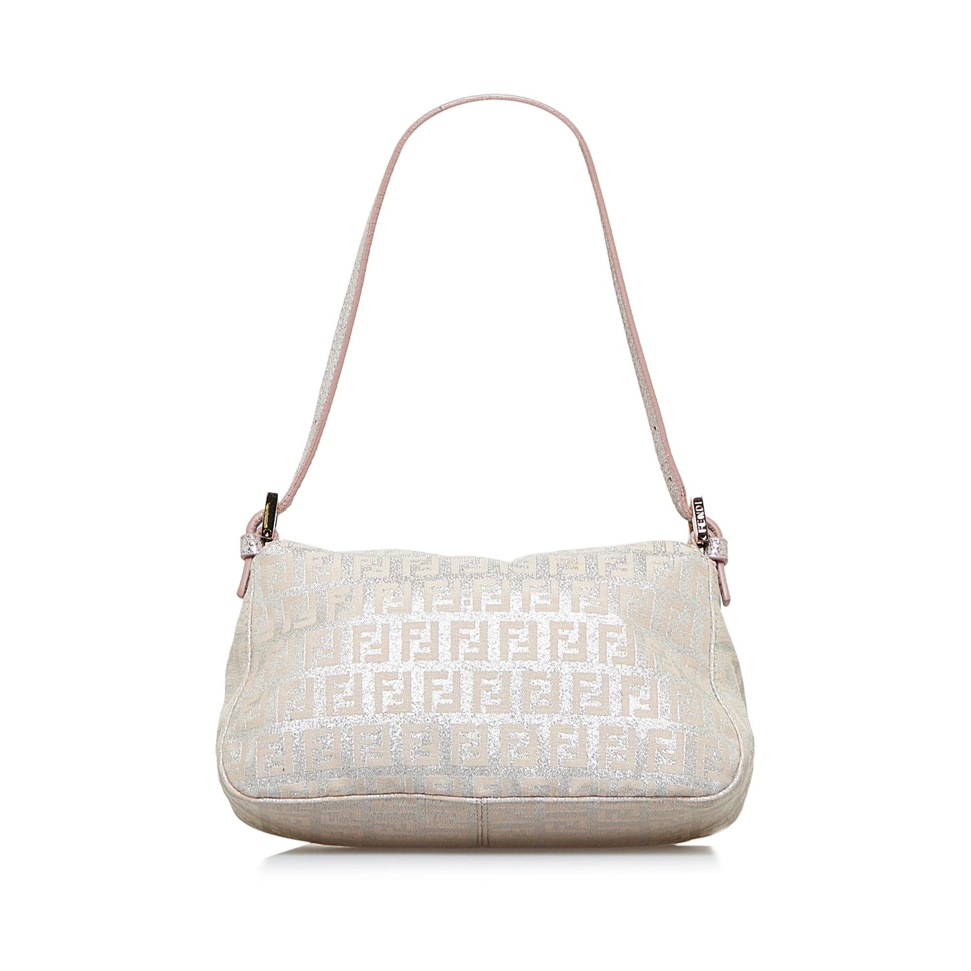 Fendi Metallic Zucchino Mamma Forever Shg K8G3W2 Handbag Mini Travel Bag