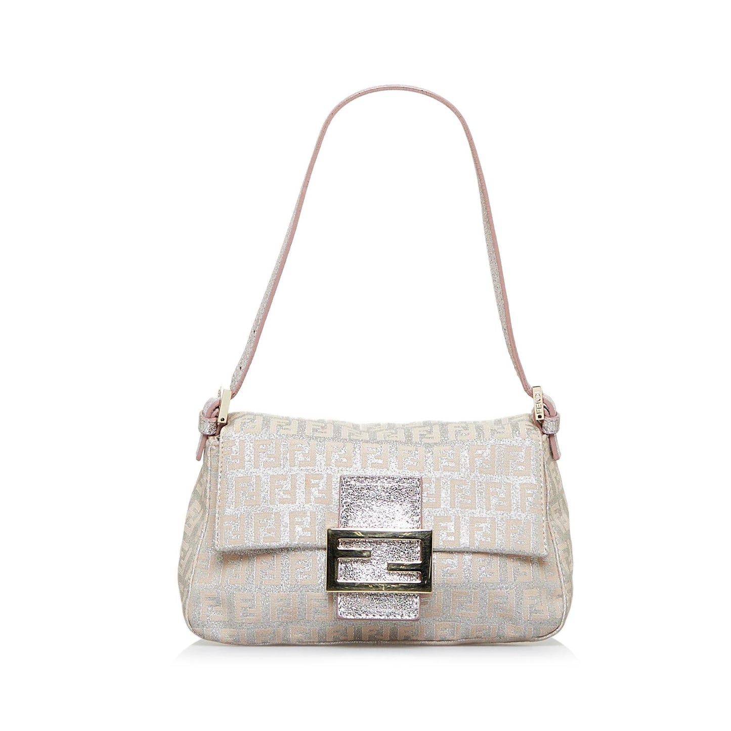 Fendi Metallic Zucchino Mamma Forever Shg K8G3W2 Handbag Mini Travel Bag