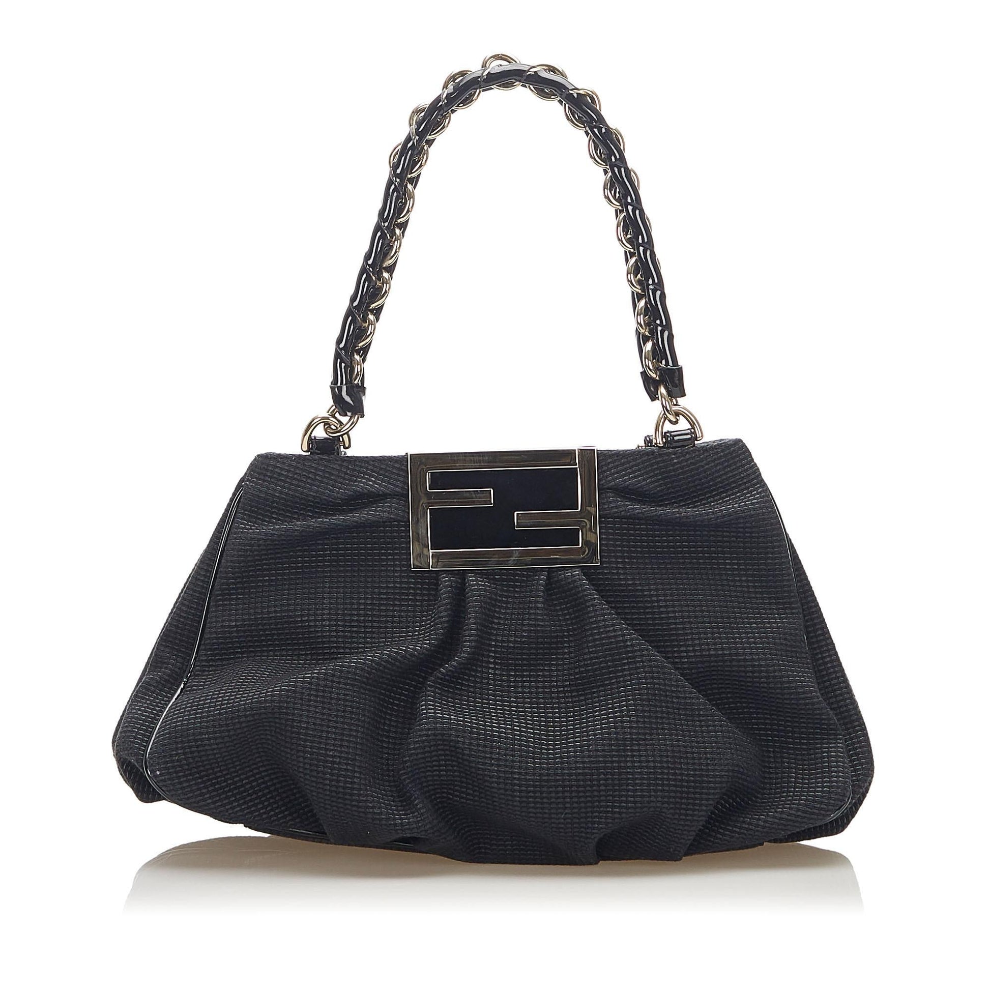 Fendi Mia Shoulder Bag Shg Canvas