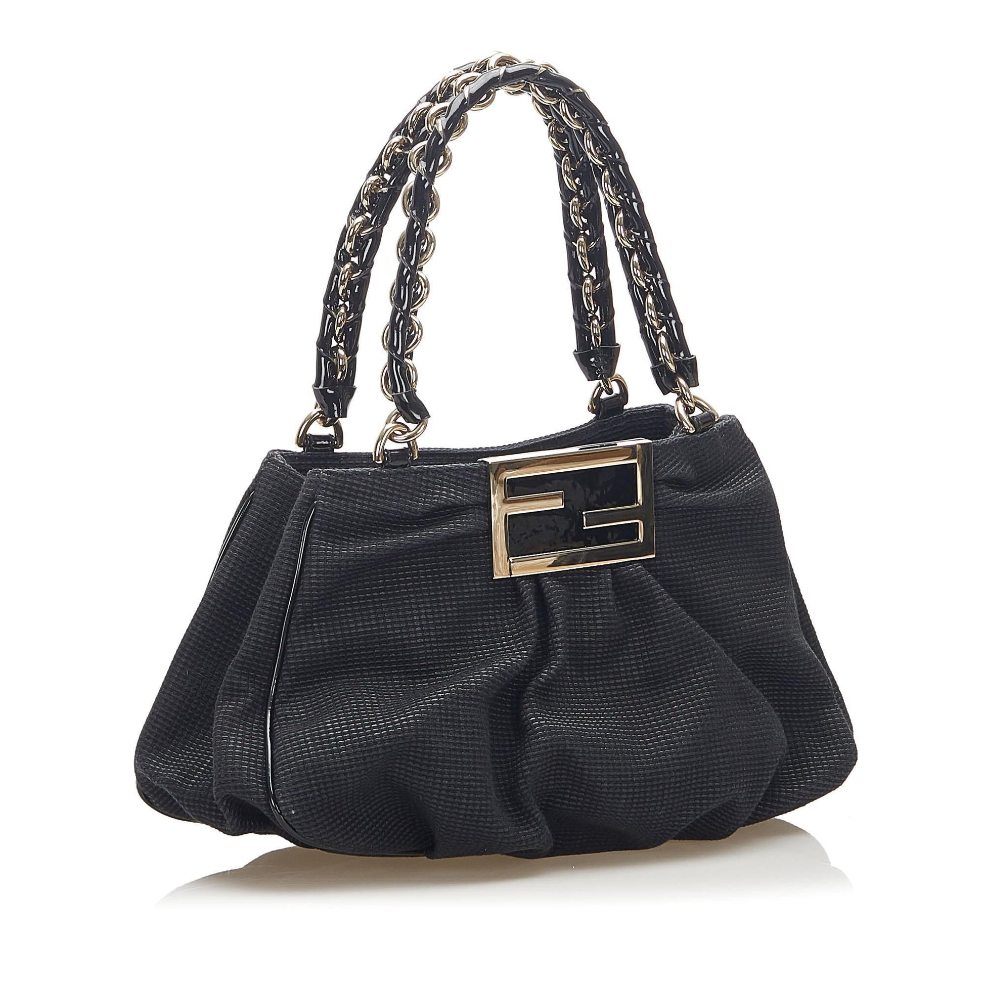 Fendi Mia Shoulder Bag Shg Canvas