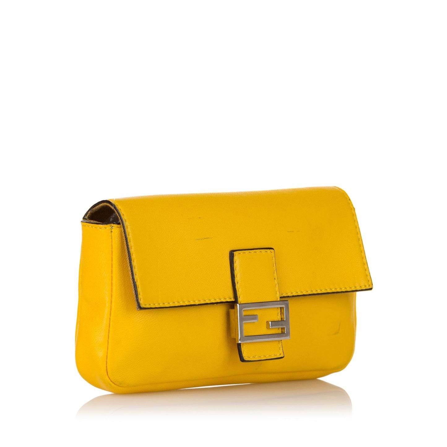 Fendi Baguette Crossbody Bag Shg Leather Micro Shoulder Bag