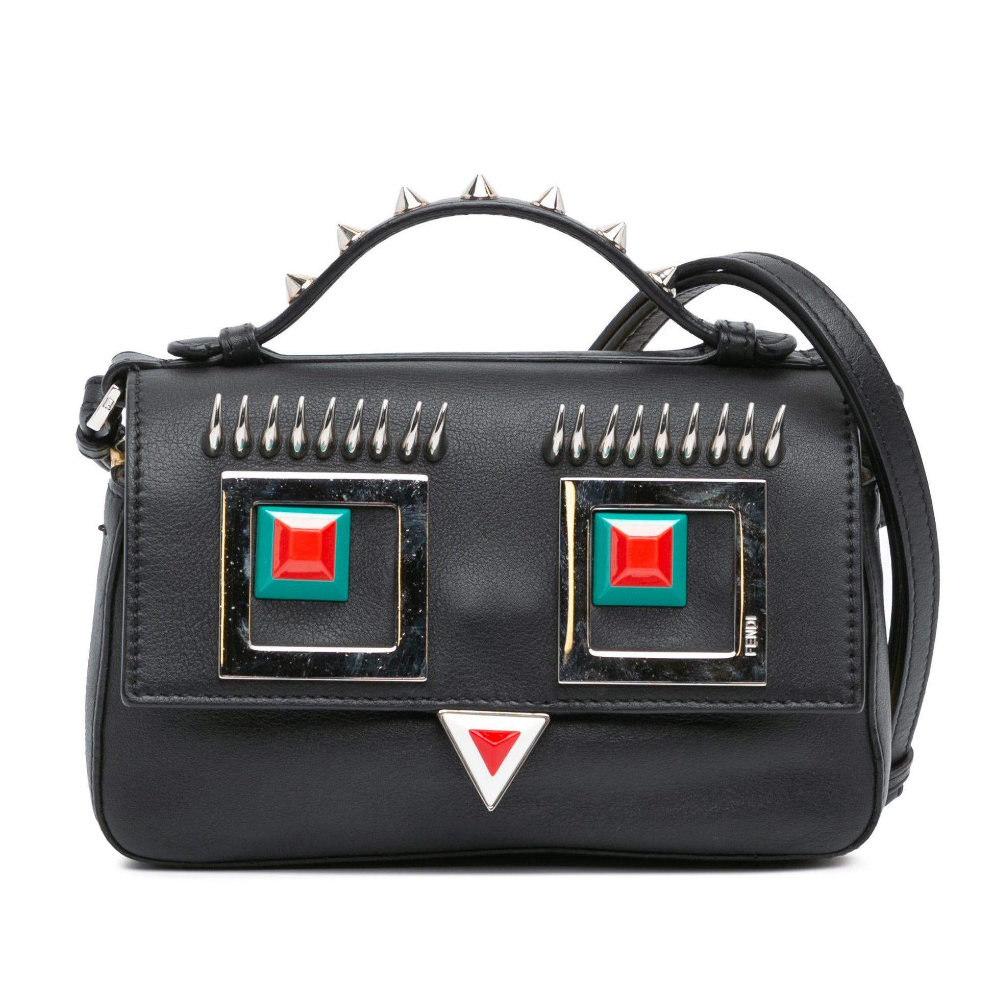 Fendi Hypnoteyes Double Baguette Satchel Micro Satchel Bag Double Baguette Satchel