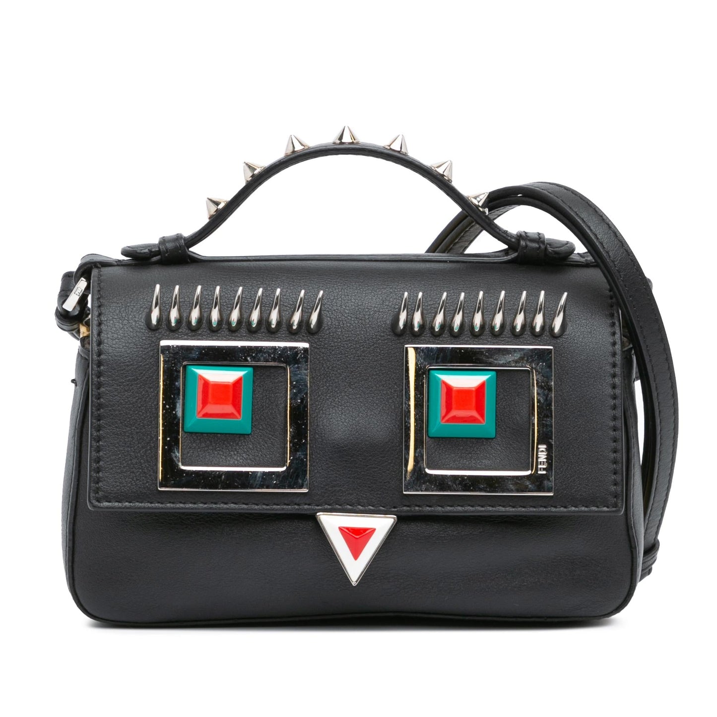 Fendi Hypnoteyes Double Baguette Satchel Micro Satchel Bag