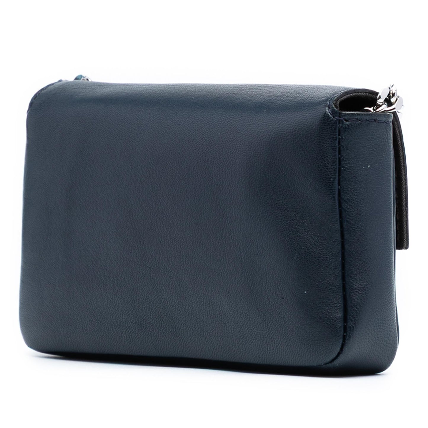 Fendi Baguette Satchel Leather Micro Satchel Bag