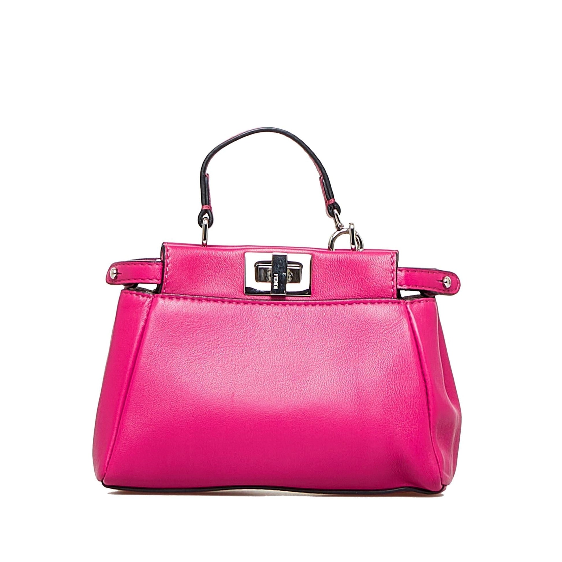 Fendi Peakaboo Satchel Shg 8Tzmyo Micro Satchel Bag