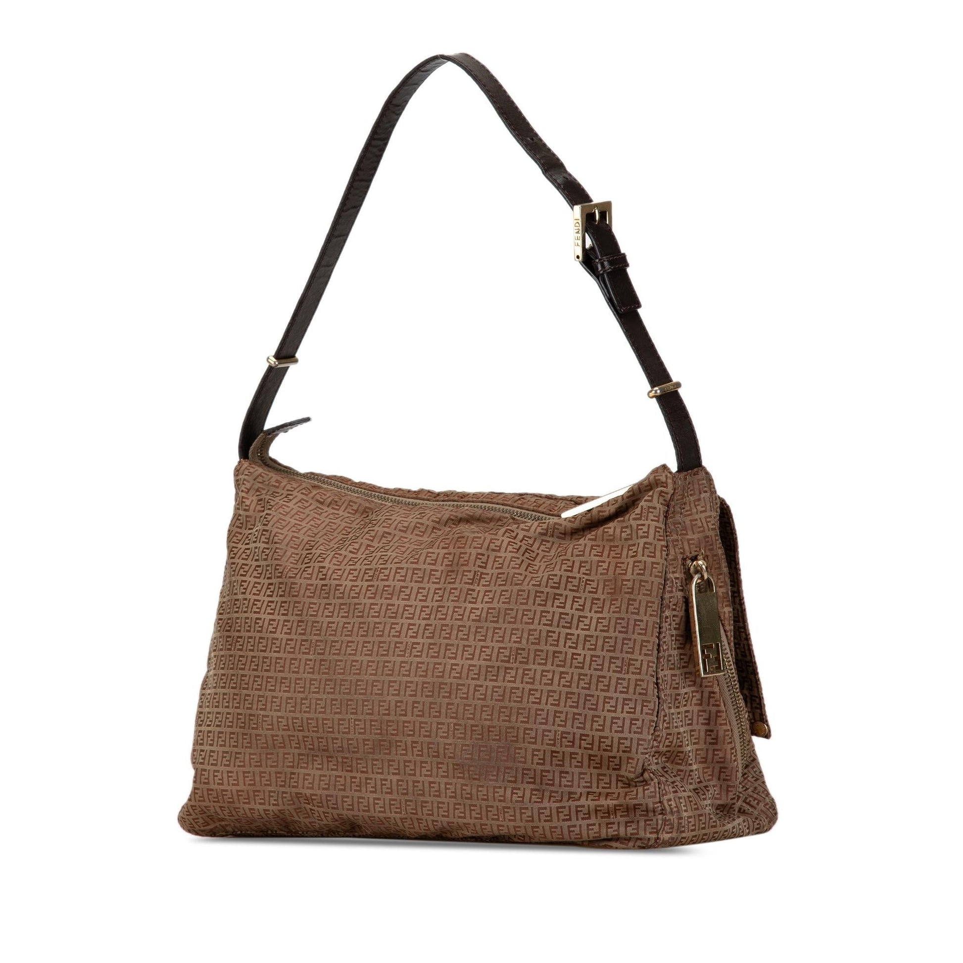 Fendi Zucchino Mamma Forever Shg Jnxbov Shoulder Bag Canvas Micro