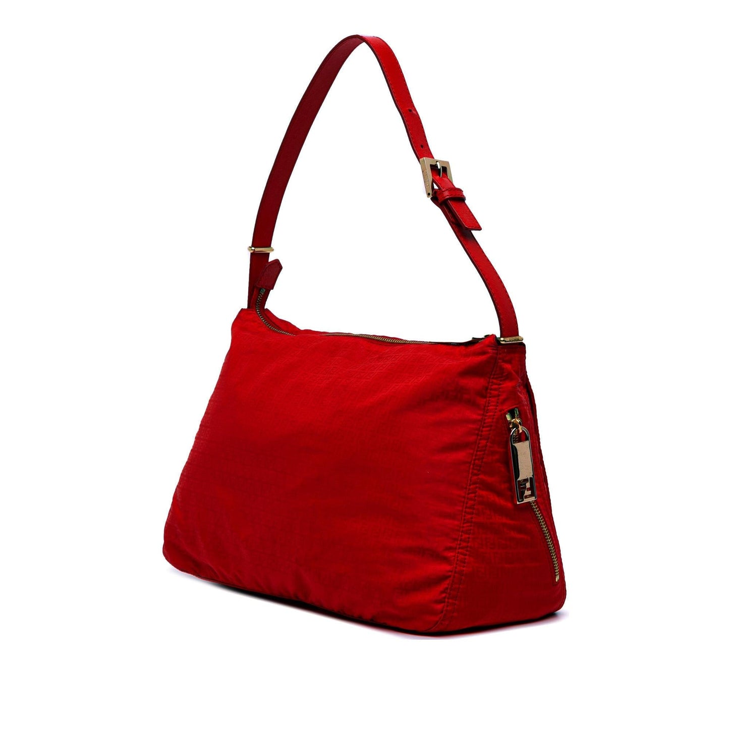 Fendi Zucchino Mamma Forever Shoulder Bag Nylon Micro