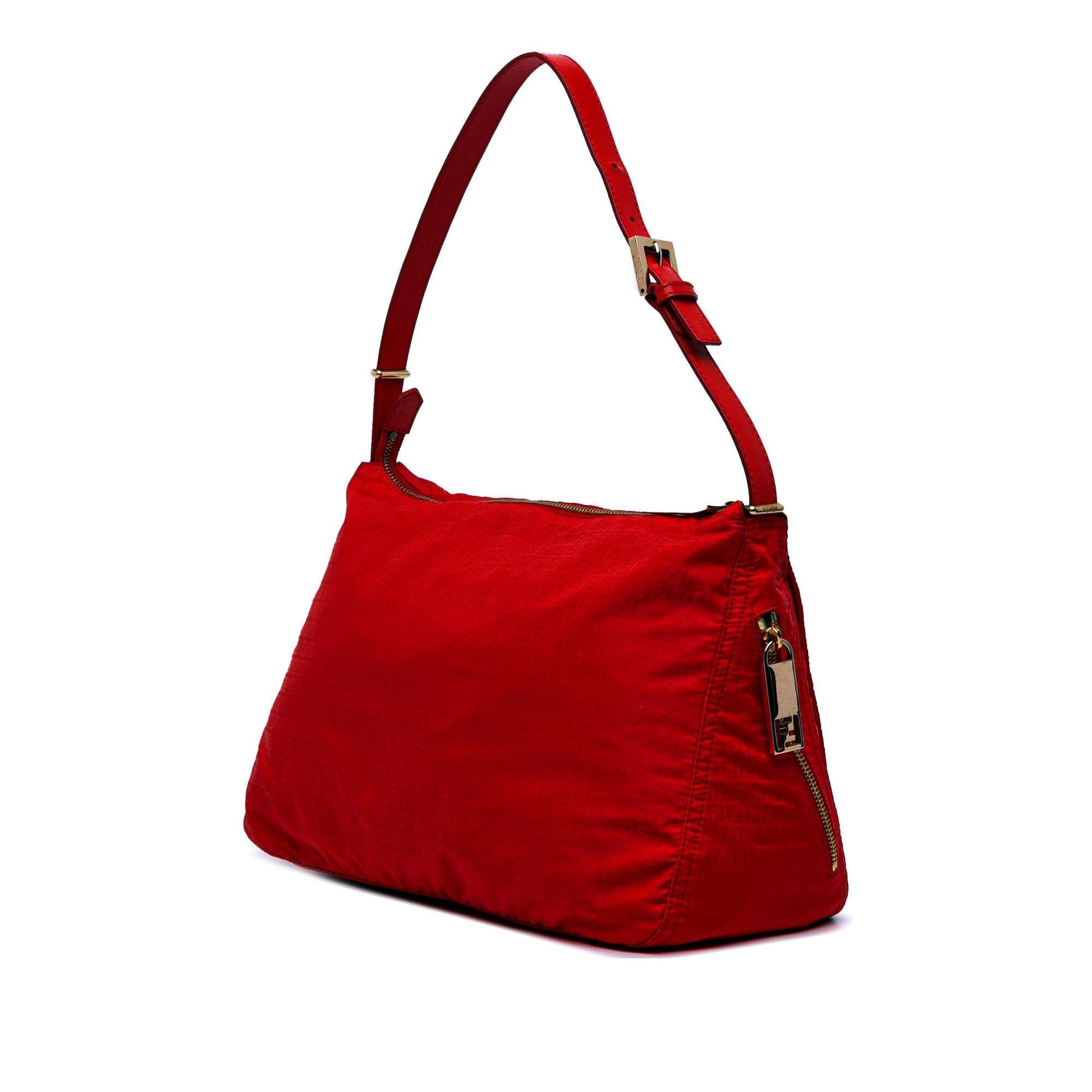 Fendi Zucchino Mamma Forever Shoulder Bag Nylon Micro