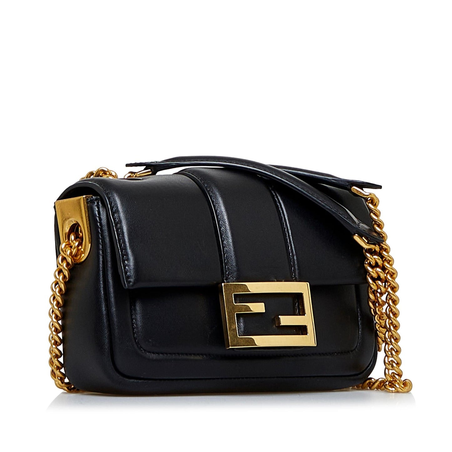 Fendi Baguette Bag Shg Oirshu Mini Chain Shoulder Bag