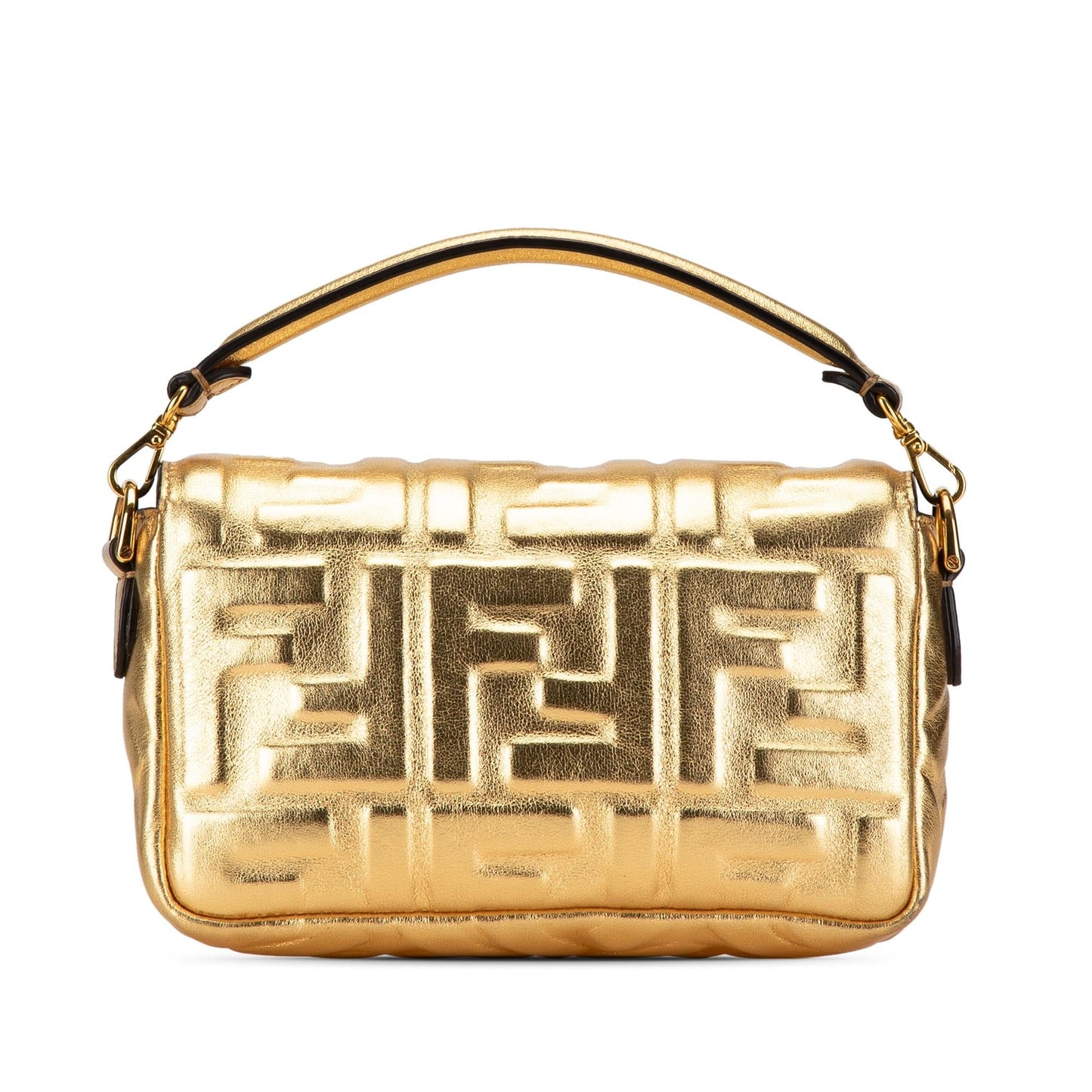 Fendi Zucca Baguette Satchel Shg Nn3Peu Mini Embossed Satchel Bag