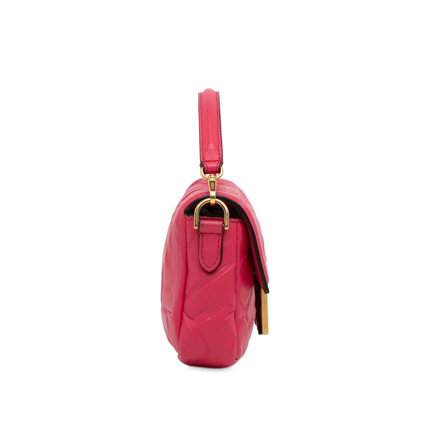 Fendi Ff Baguette Shg 1Gj Satchel Bag Mini Embossed