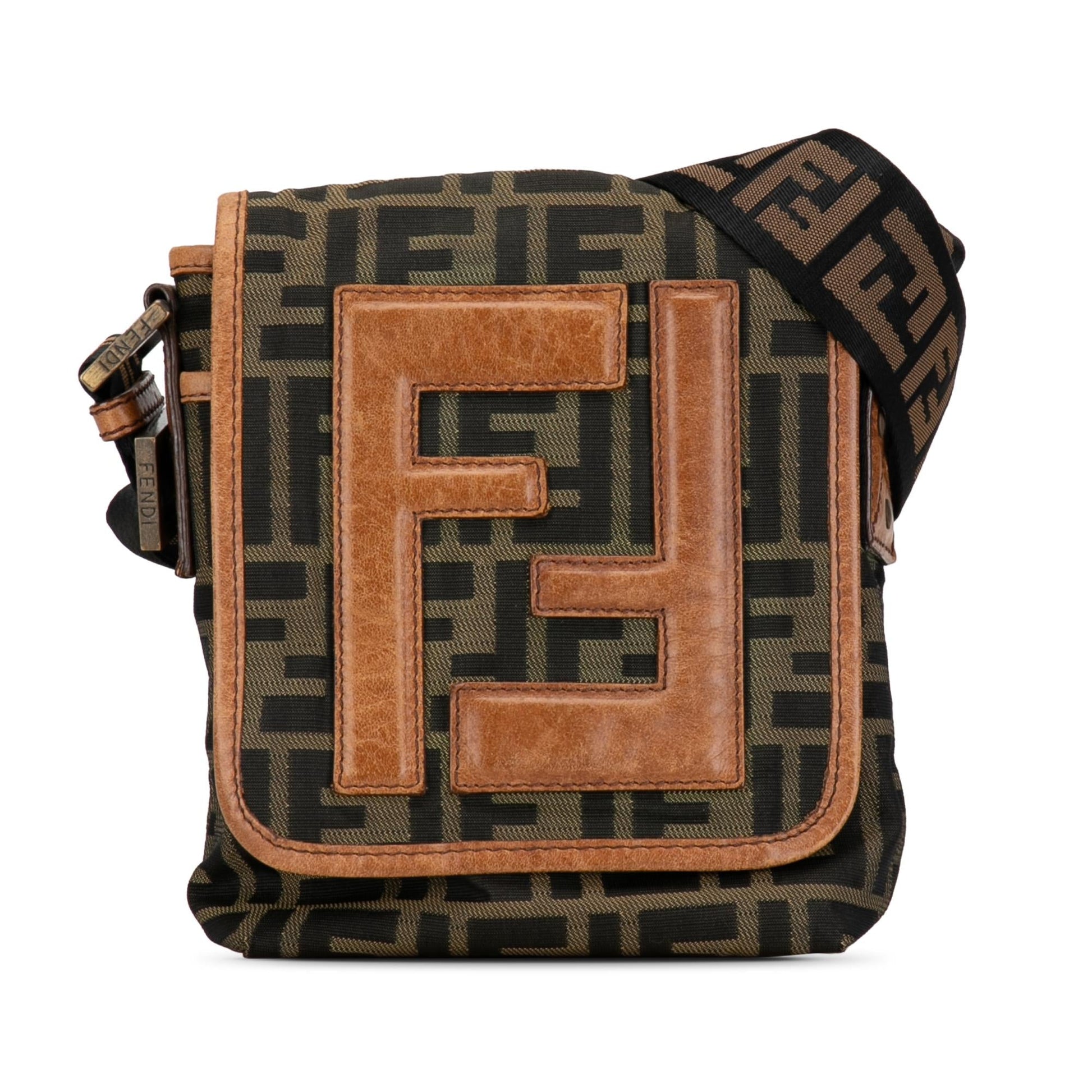Fendi Ff Zucca Crossbody Shg Ezljjq Mini Crossbody Bag