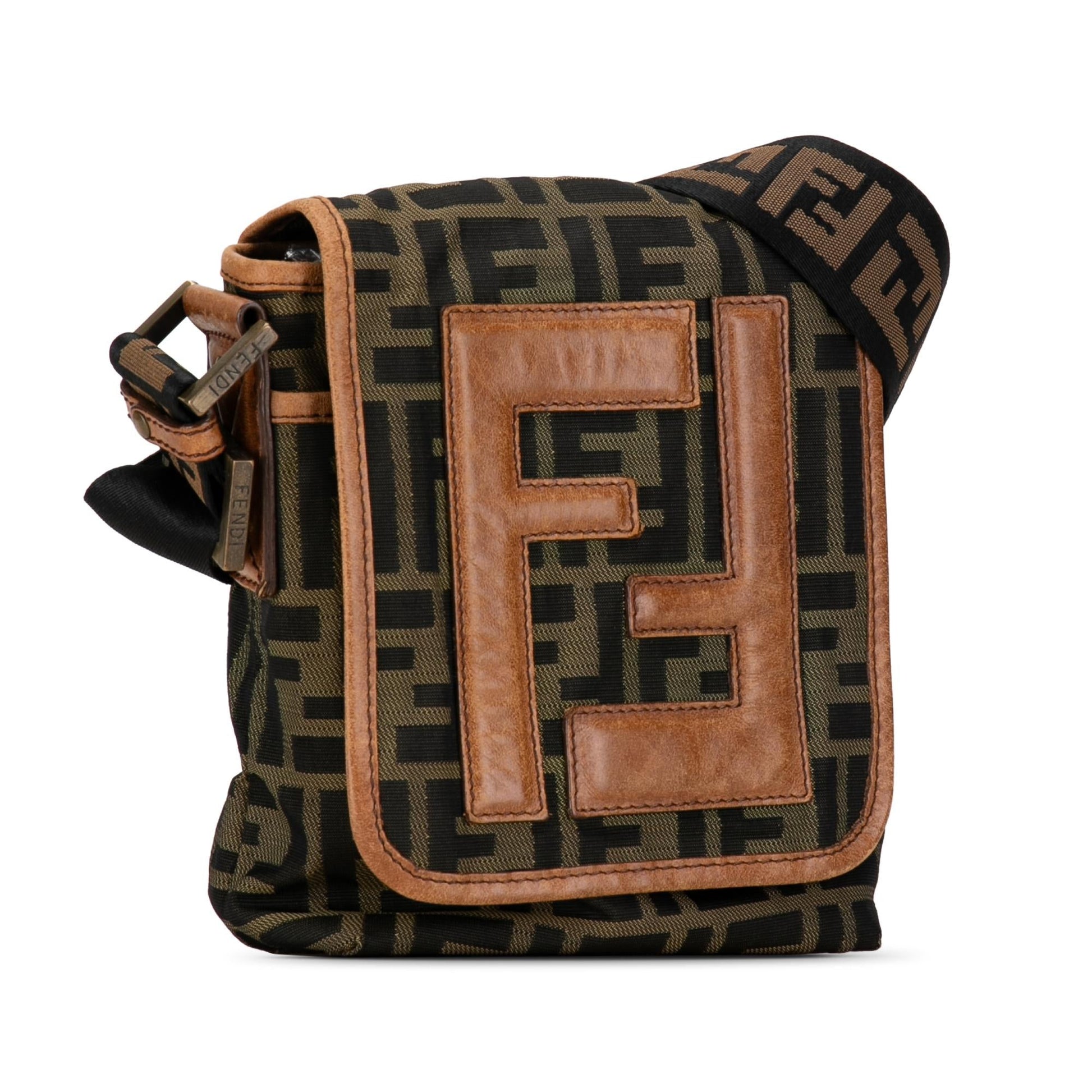 Fendi Ff Zucca Crossbody Shg Ezljjq Mini Crossbody Bag